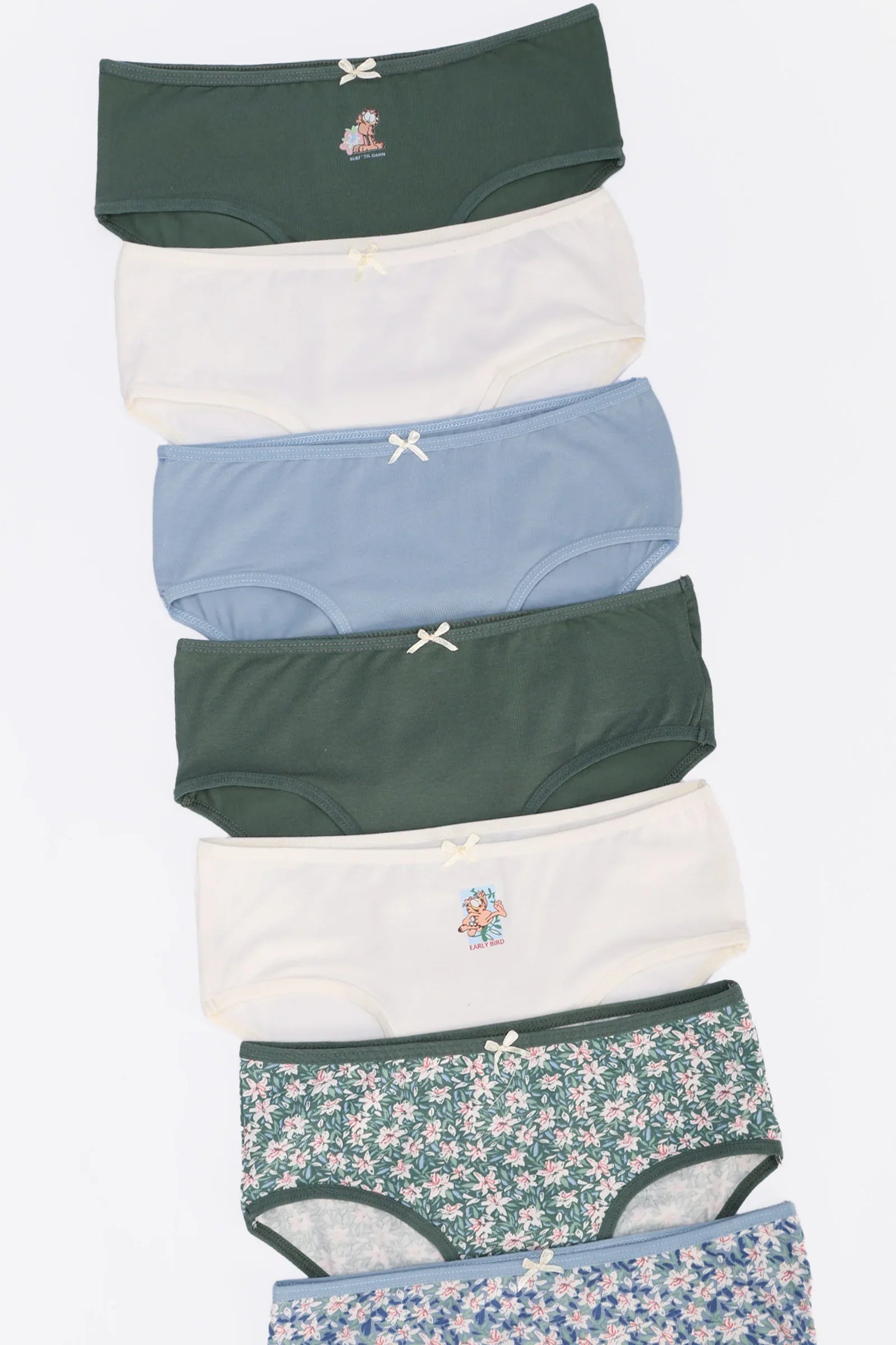 Pack of 7 Colored Brief Panties