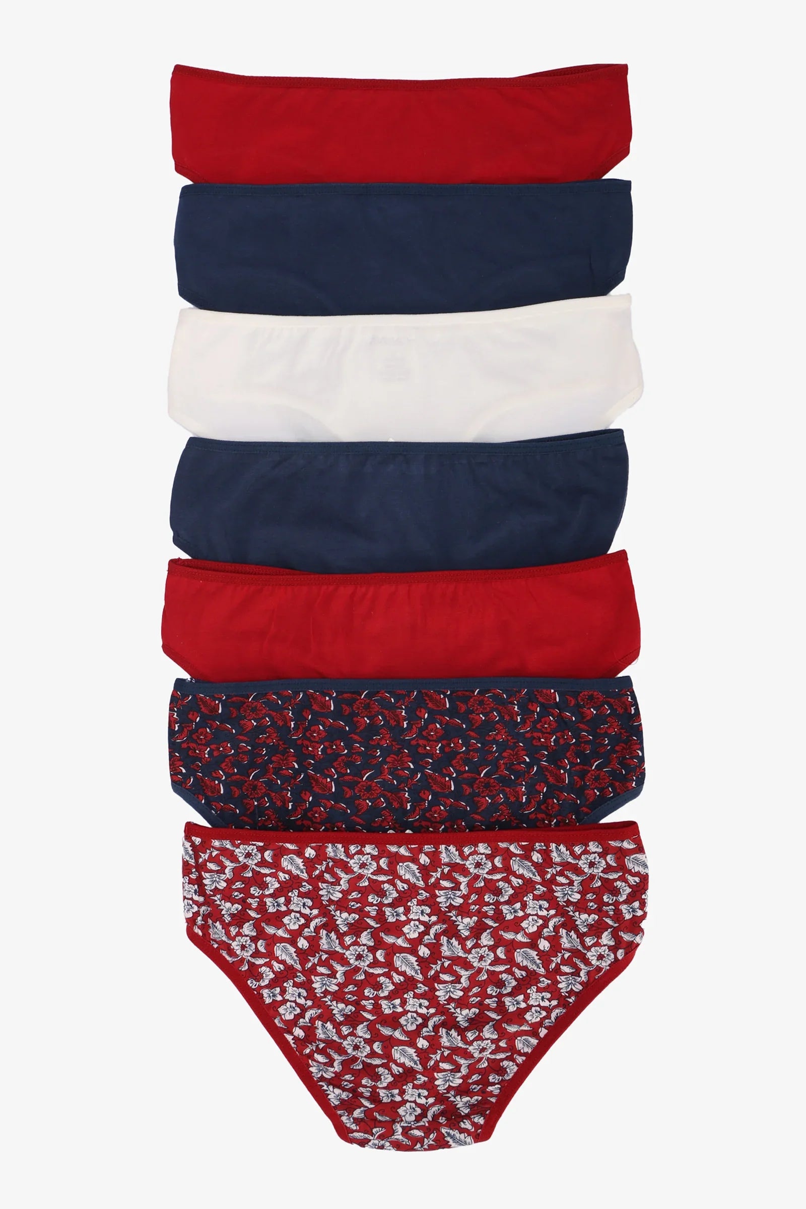 Pack of 7 Colored Bikini Panties