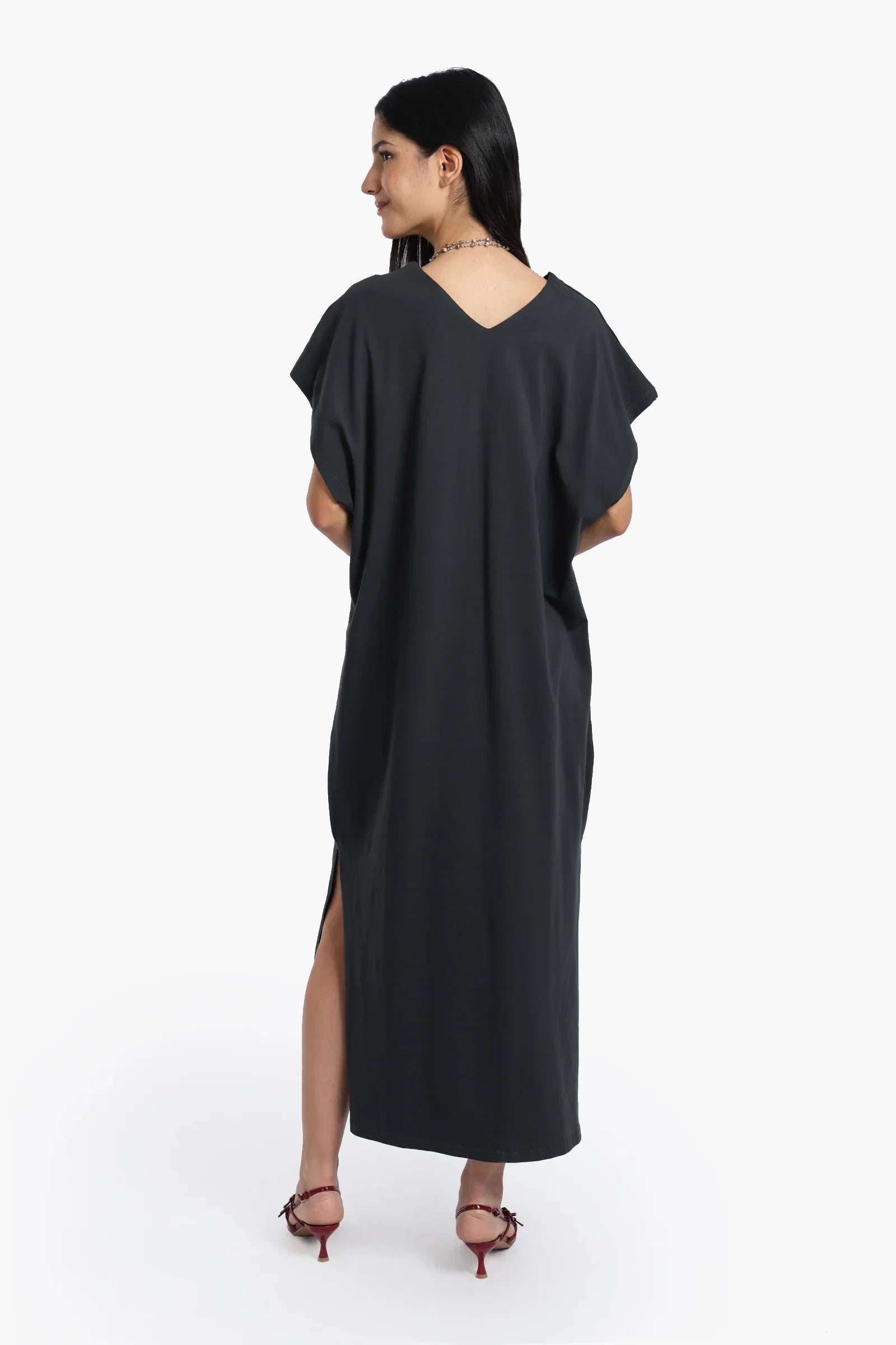 Lounge Dress with Side Slits