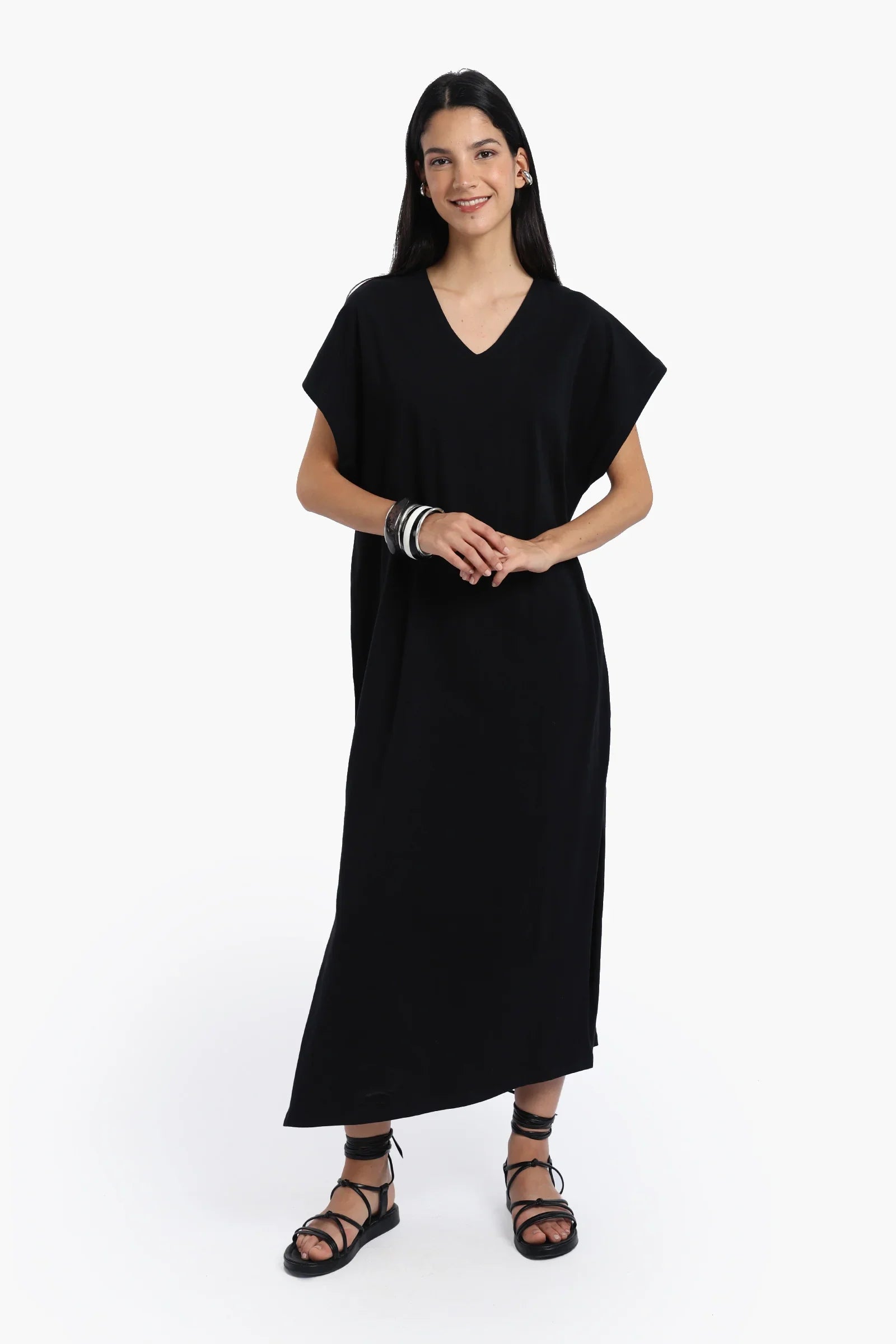 Lounge Dress with Side Slits