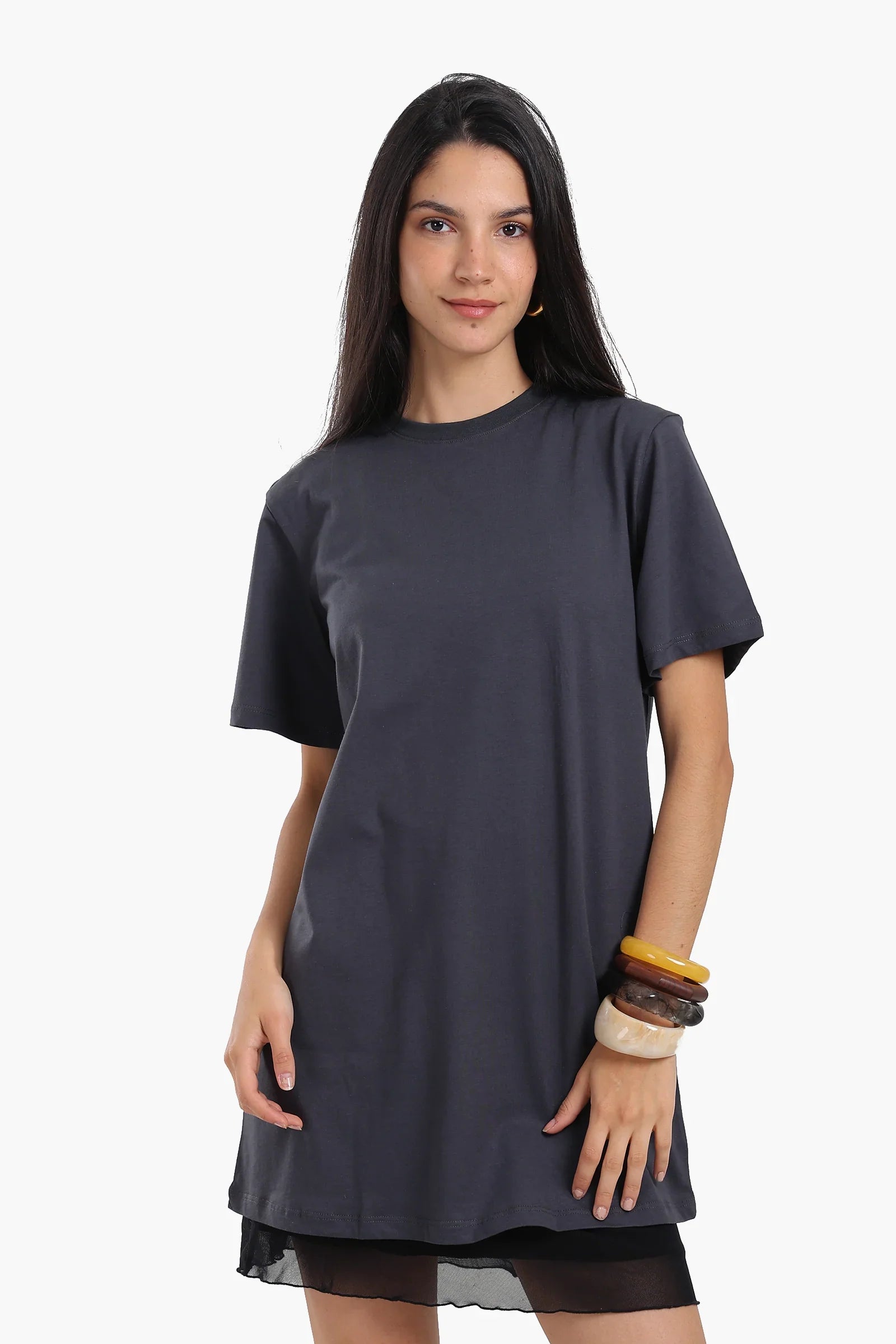 Short Sleeves Cotton Dress
