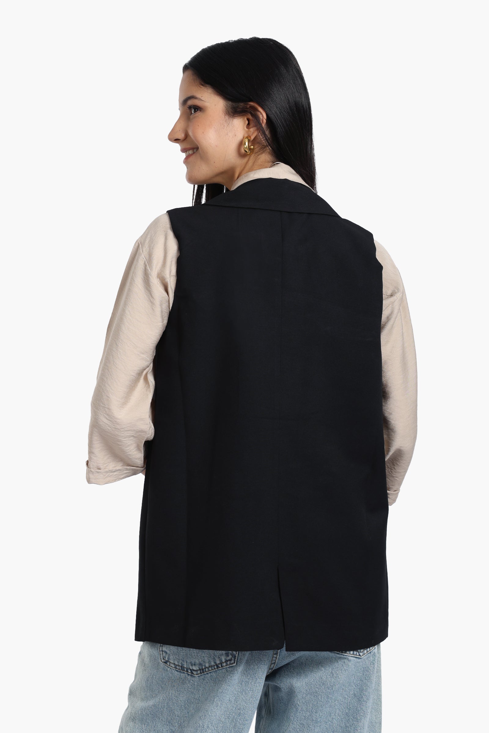 Notch Collar Vest