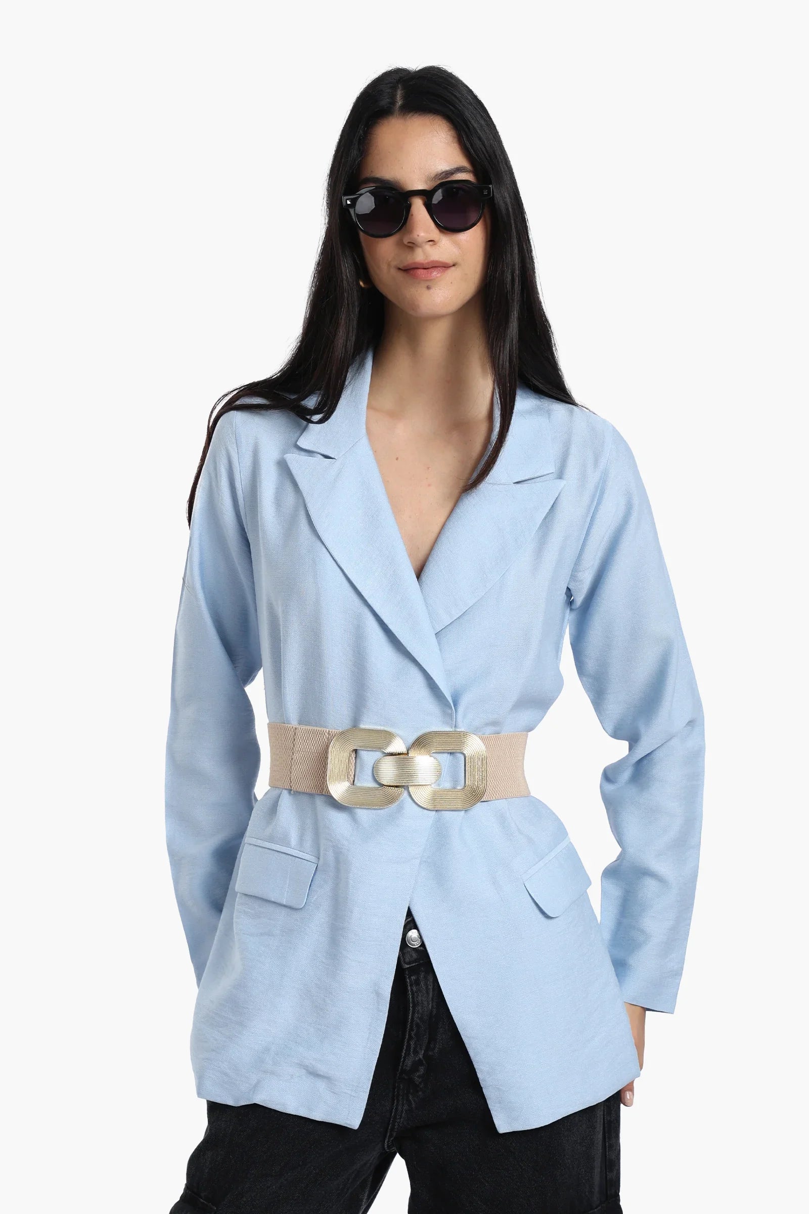 Chic Notch Collar Blazer