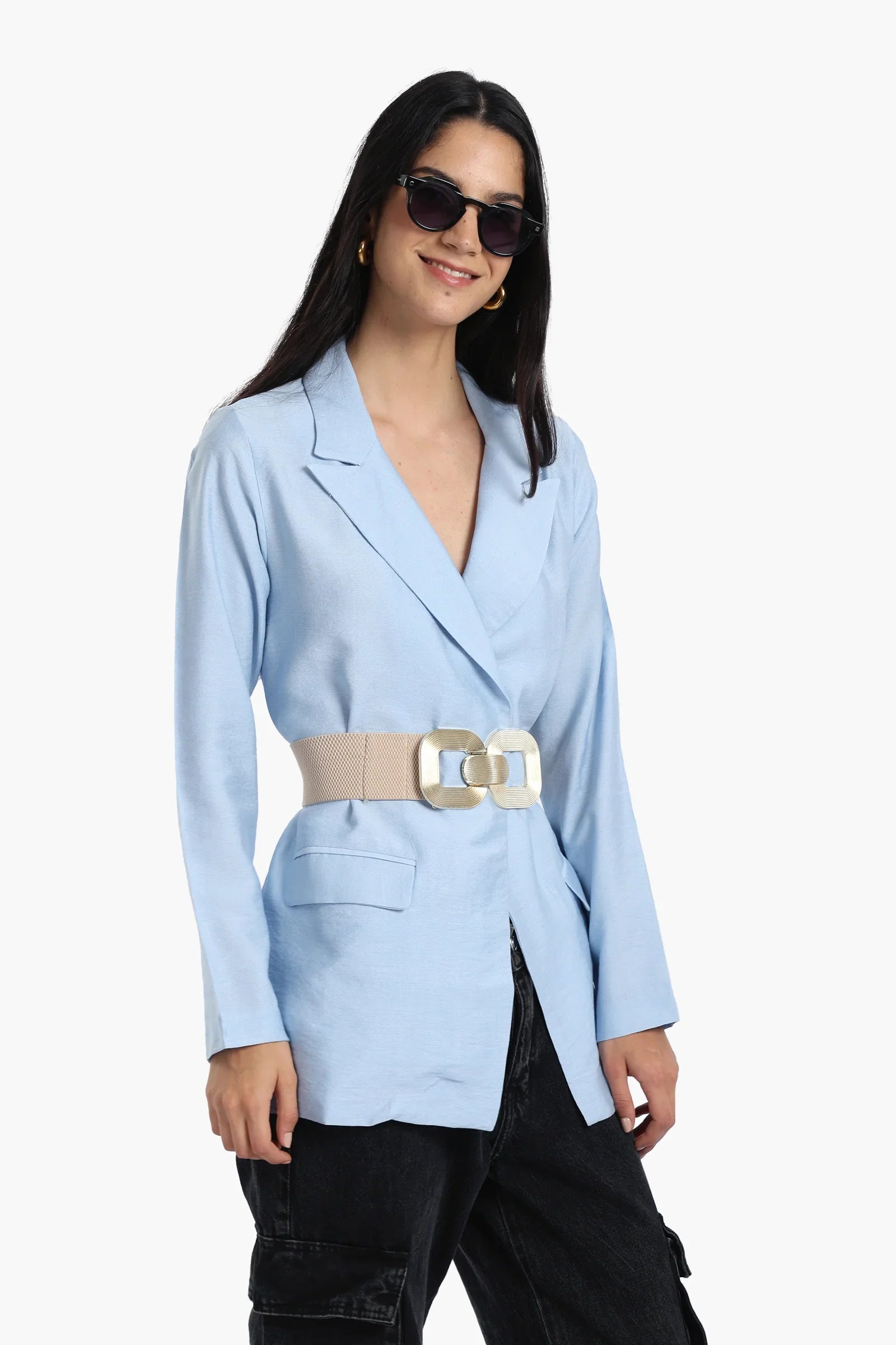 Chic Notch Collar Blazer