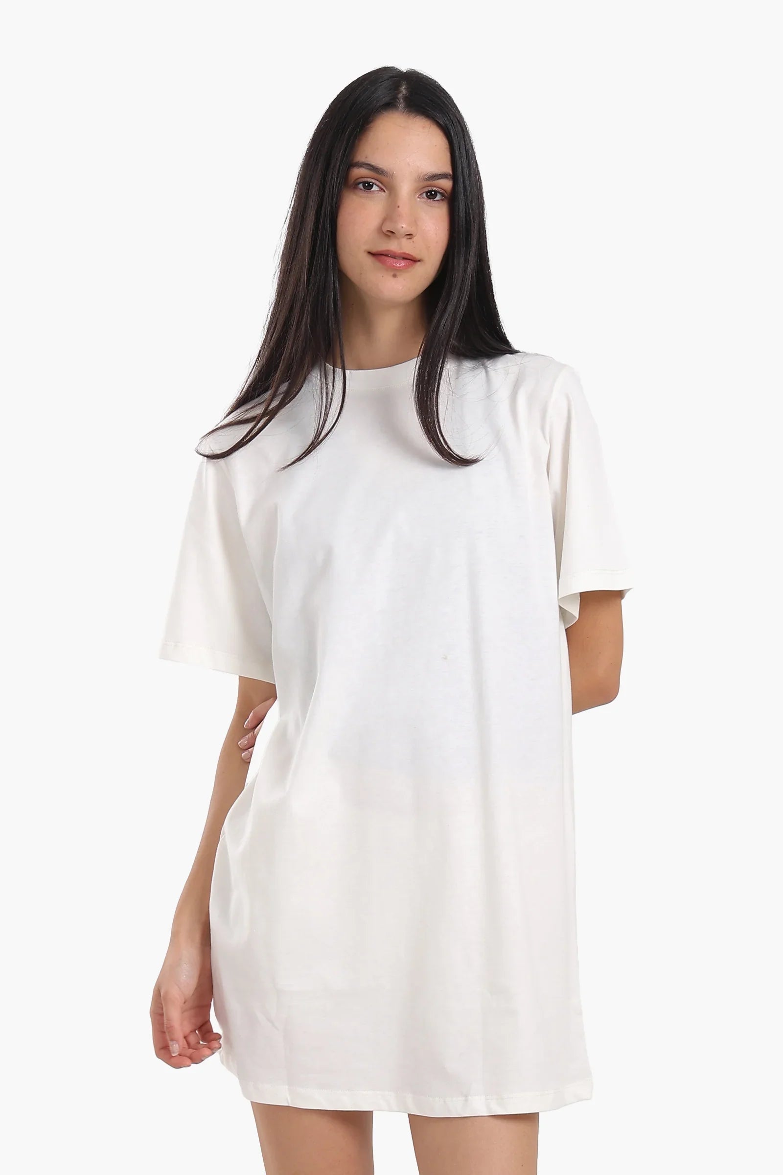 Short Sleeves Cotton Dress