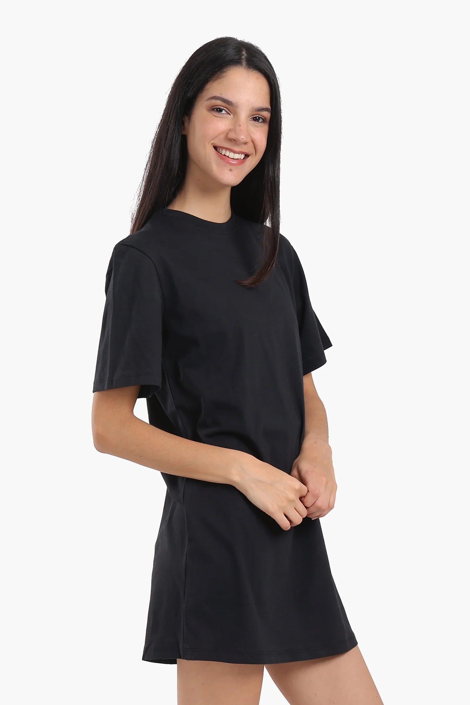 Short Sleeves Cotton Dress
