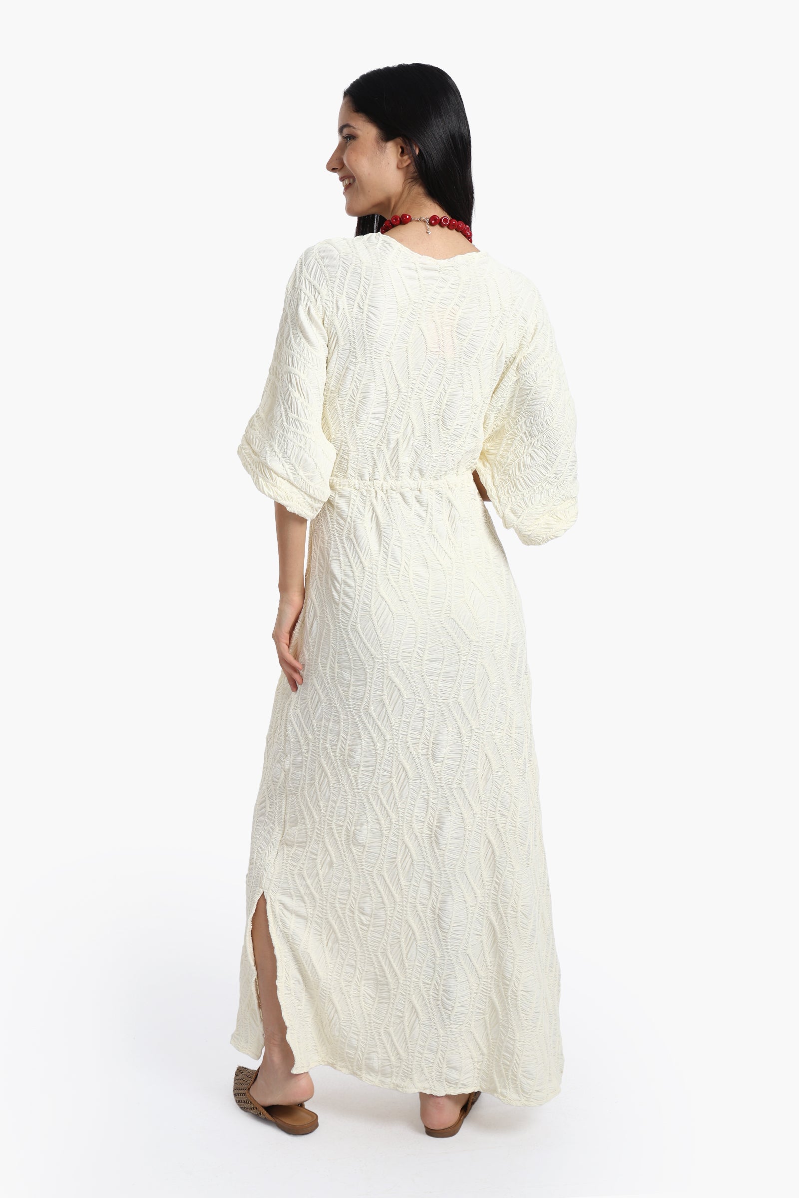 Front Cut-Out Beach Dress