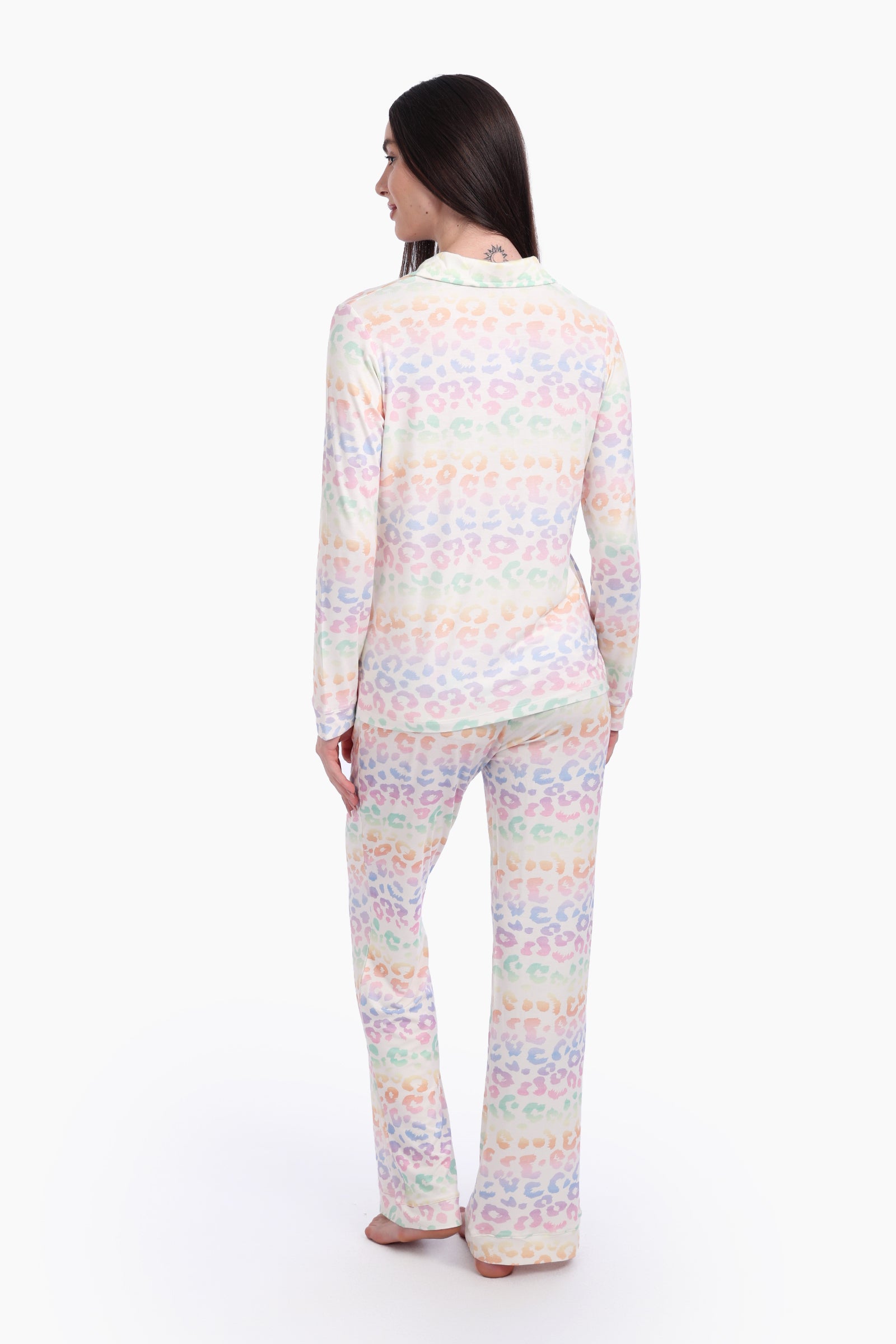 Colorful Animal Print Pyjama Set