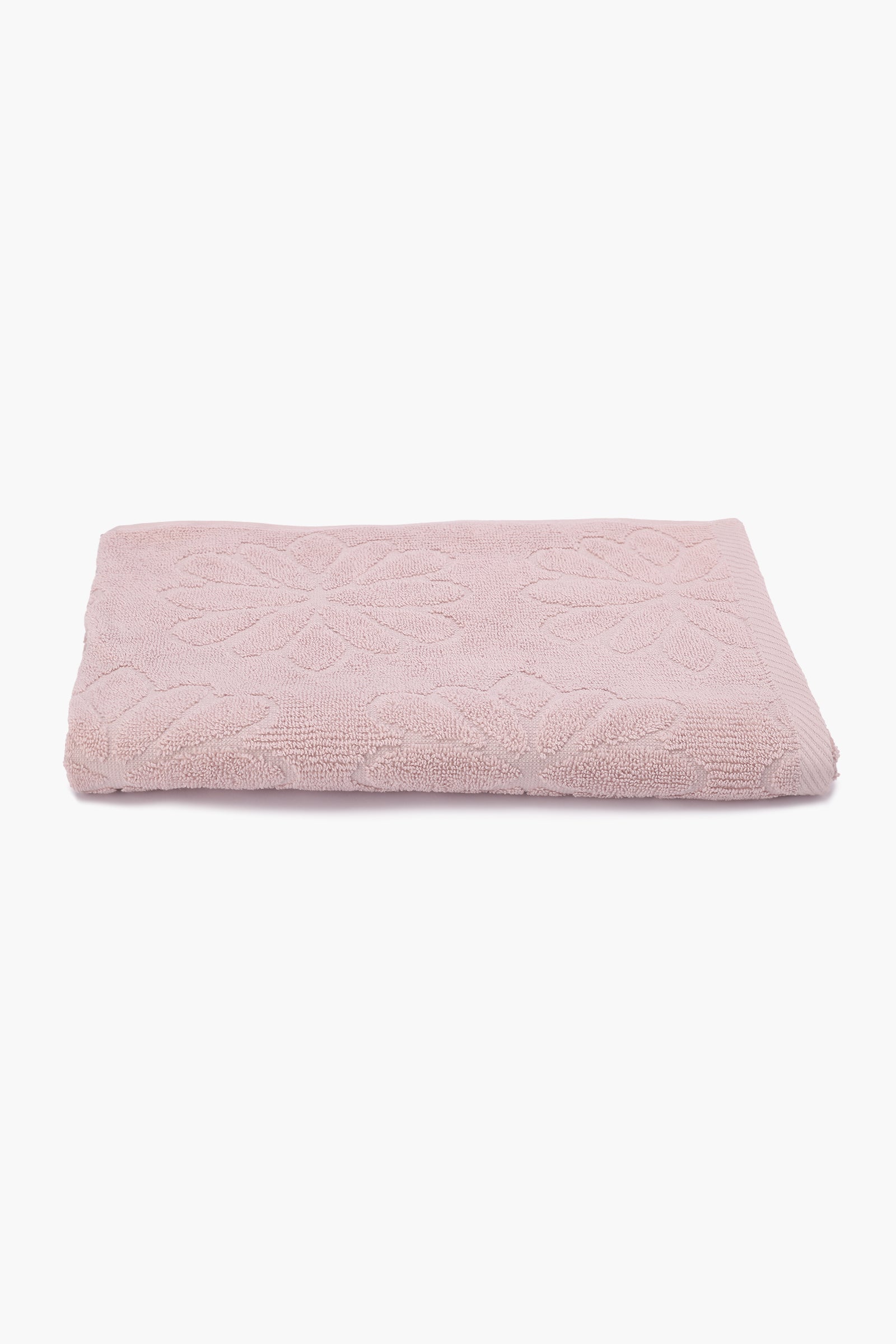 Flower Ribbed Towel - 100*50cm