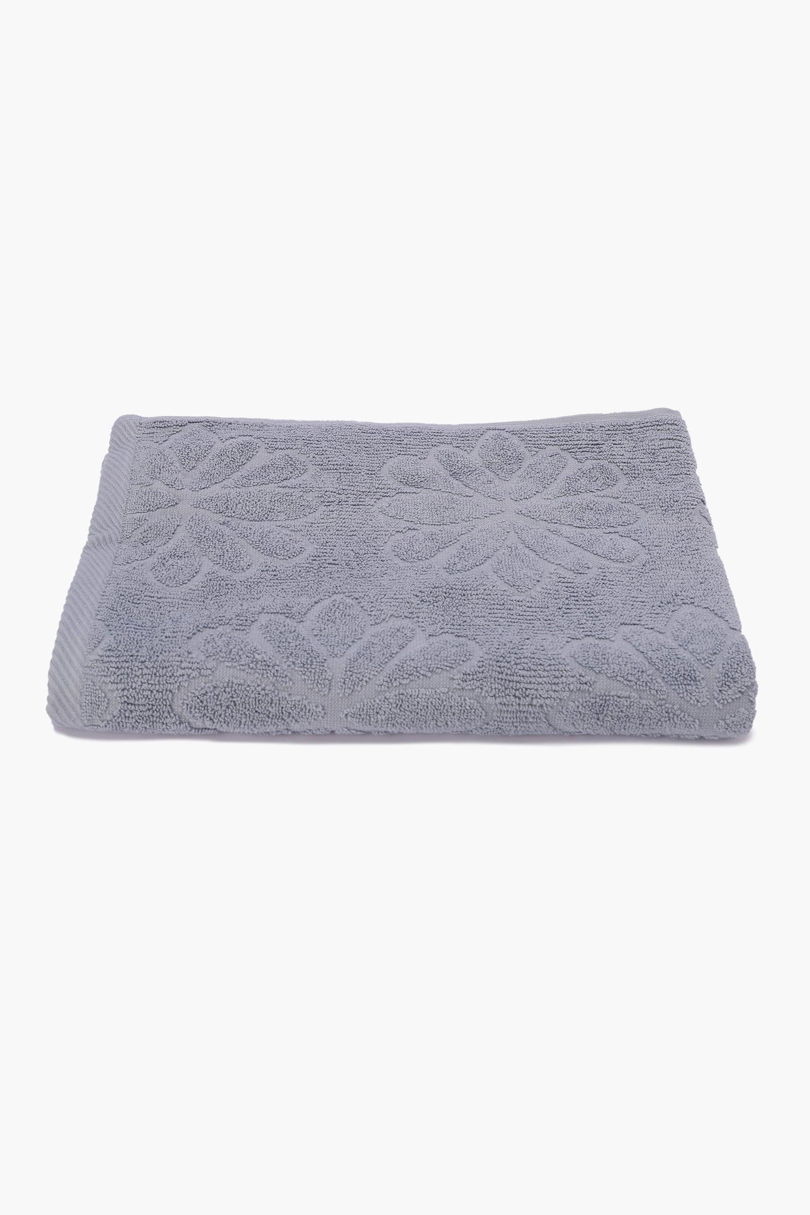Flower Ribbed Towel - 140*70cm