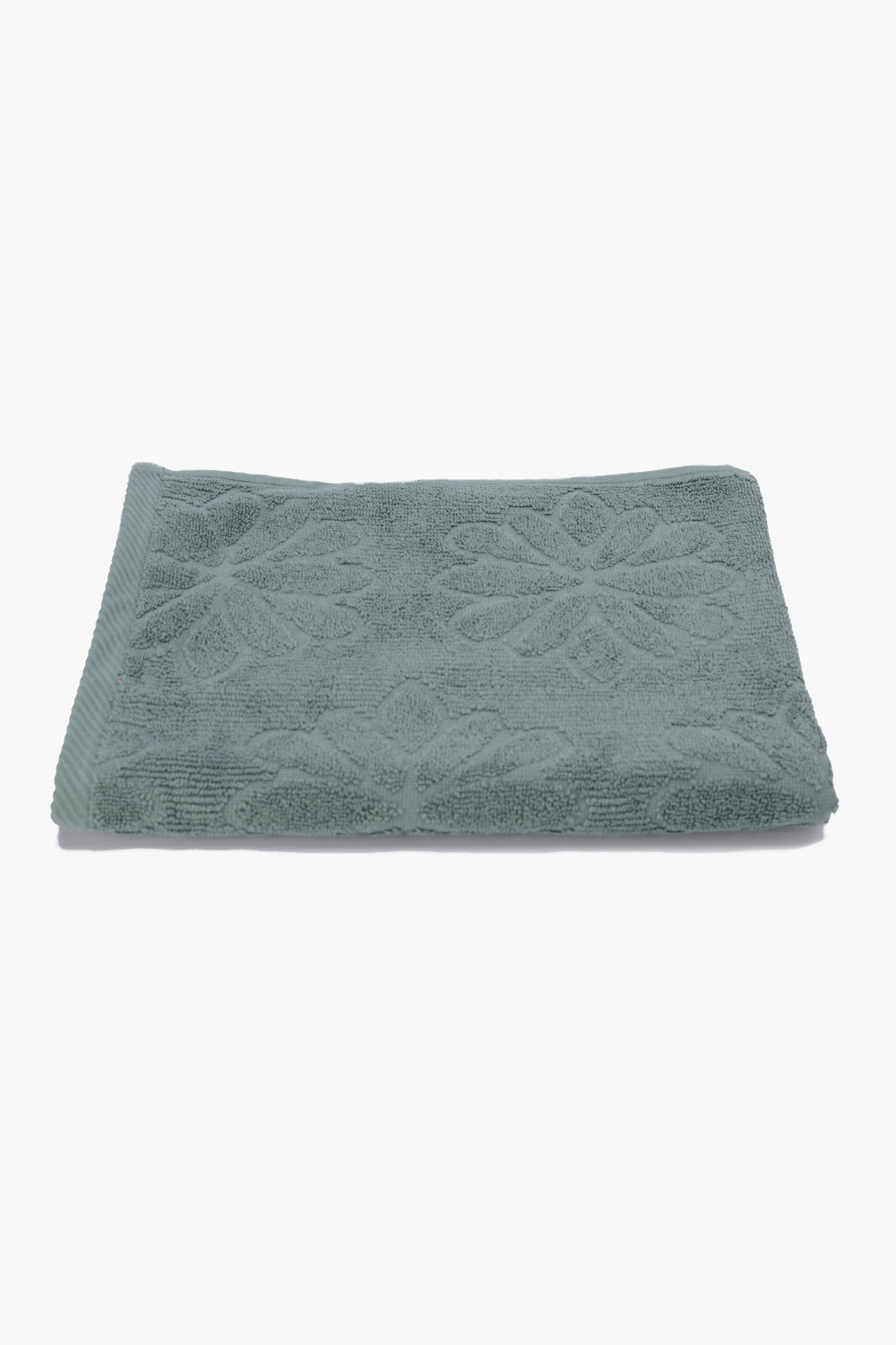Flower Ribbed Towel - 100*50cm
