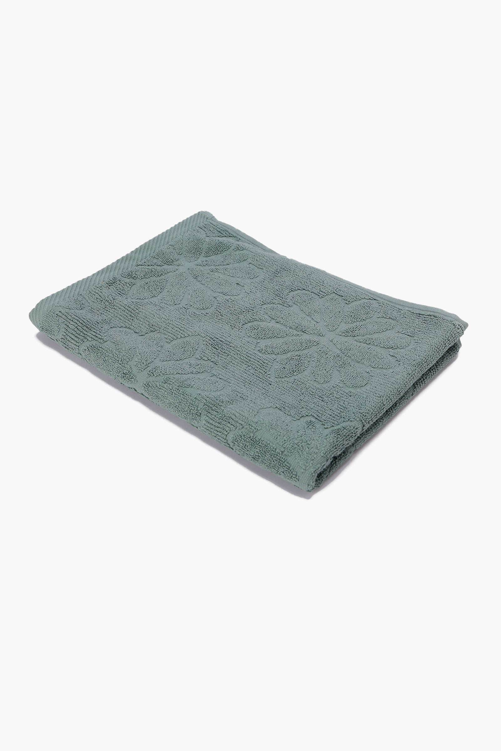 Flower Ribbed Towel - 140*70cm