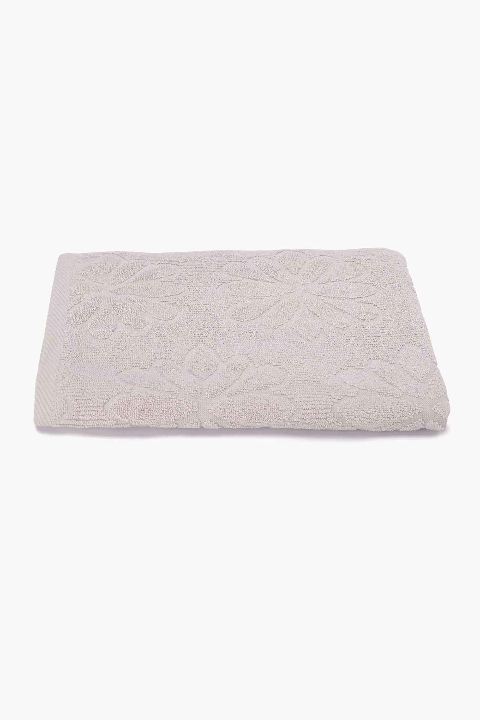 Flower Ribbed Towel - 140*70cm