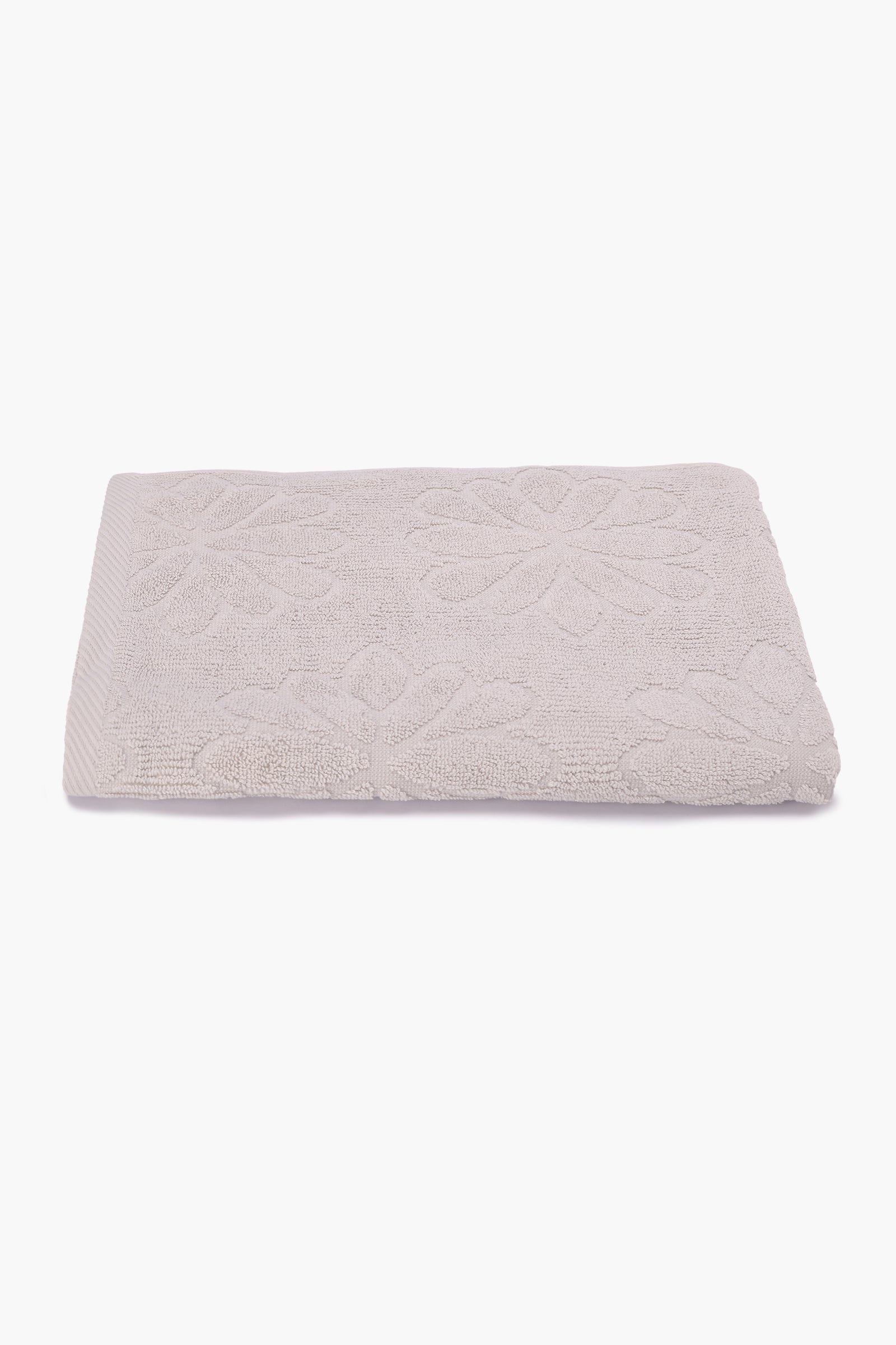 Flower Ribbed Towel - 100*50cm