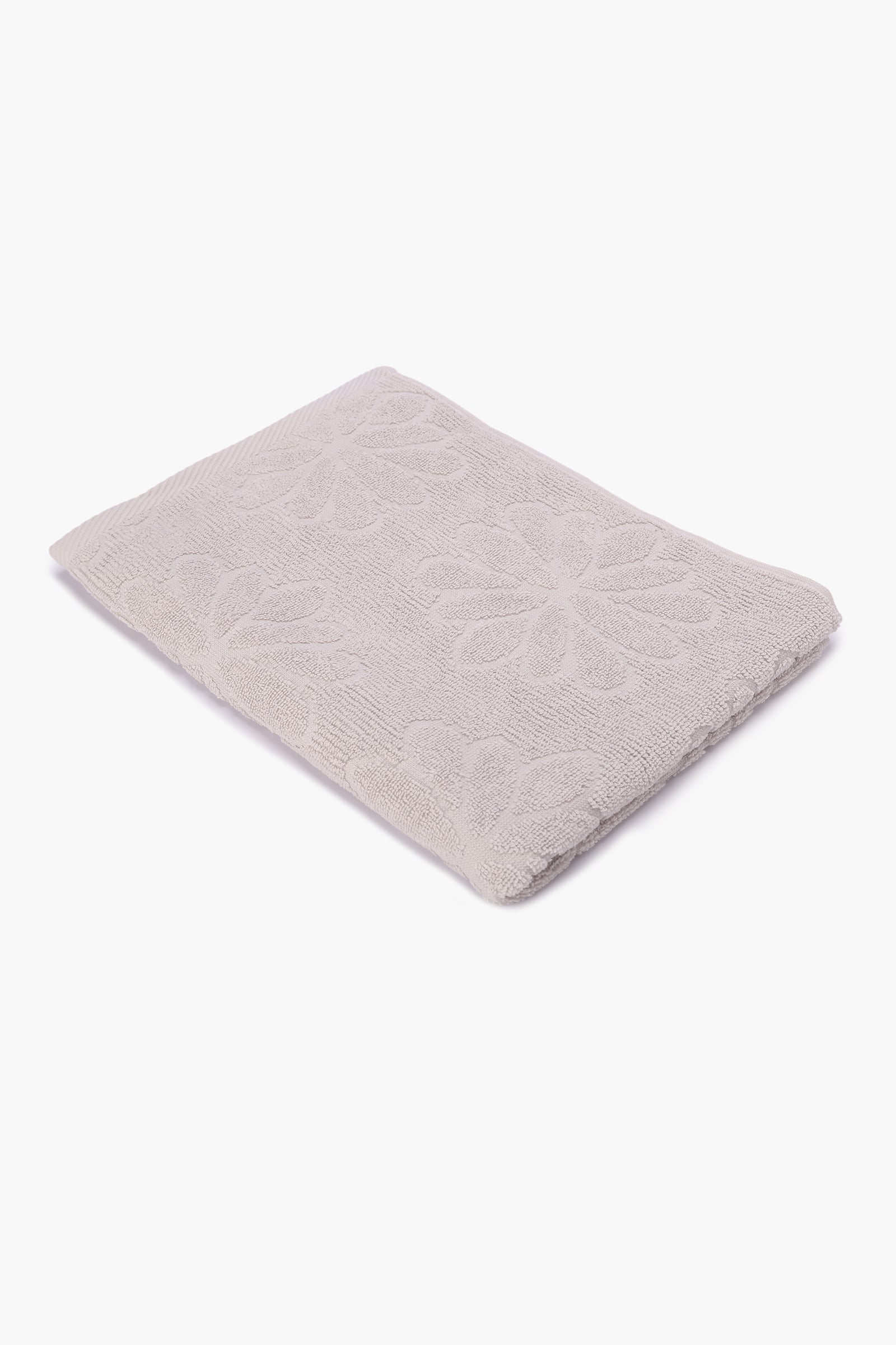 Flower Ribbed Towel - 140*70cm