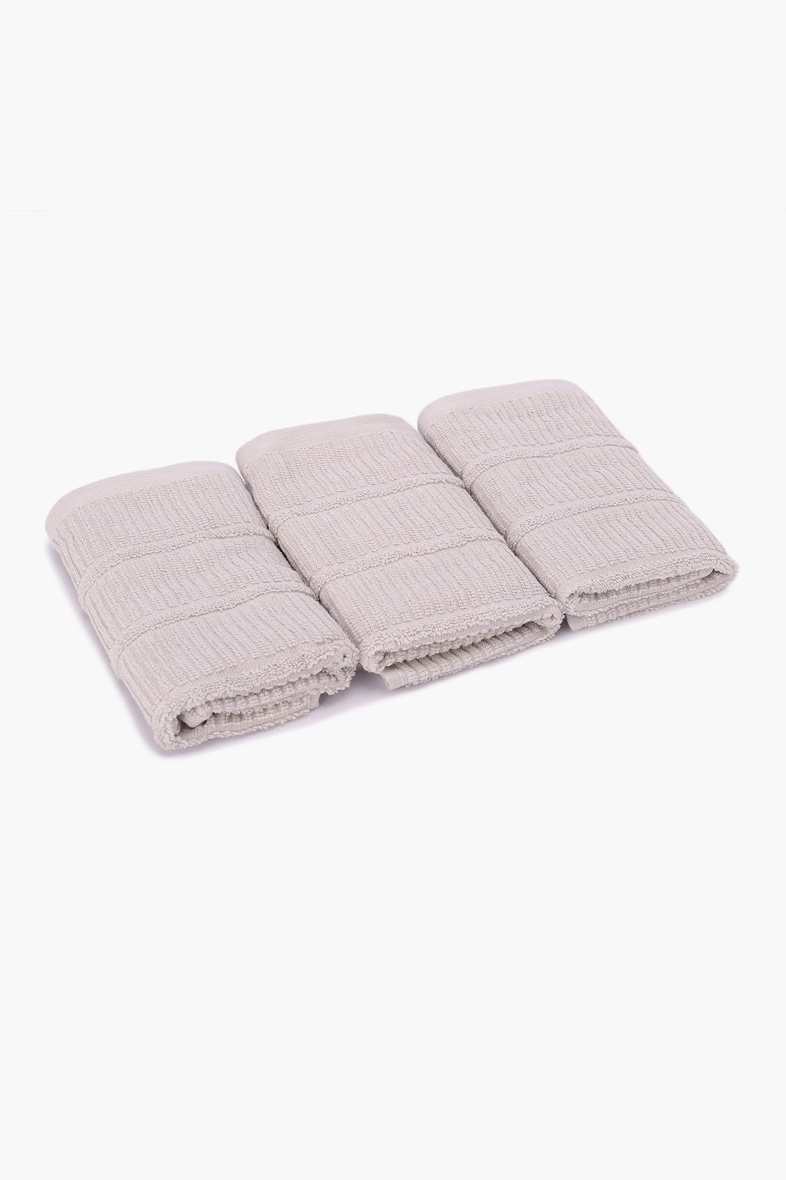 Textured Towel Set - 3 Pcs