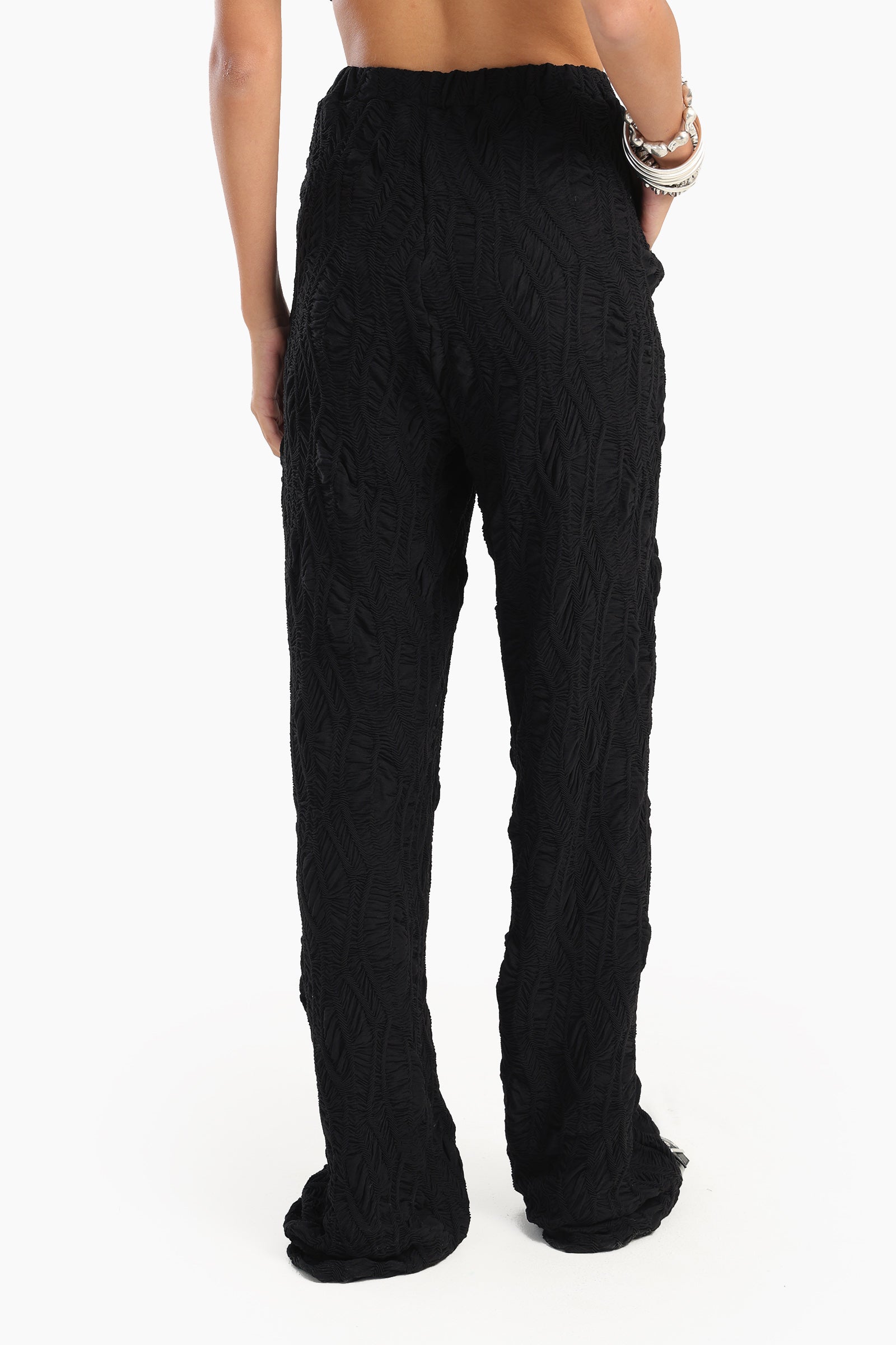 Ribbed Beach Pants with Pockets