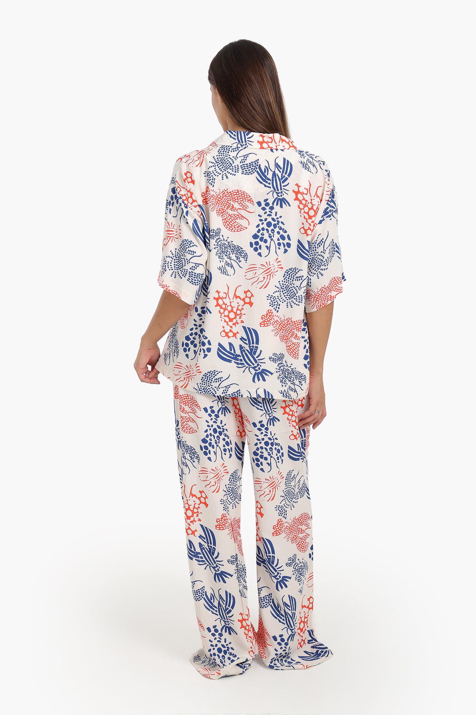 Short Sleeve Printed Pyjama Set