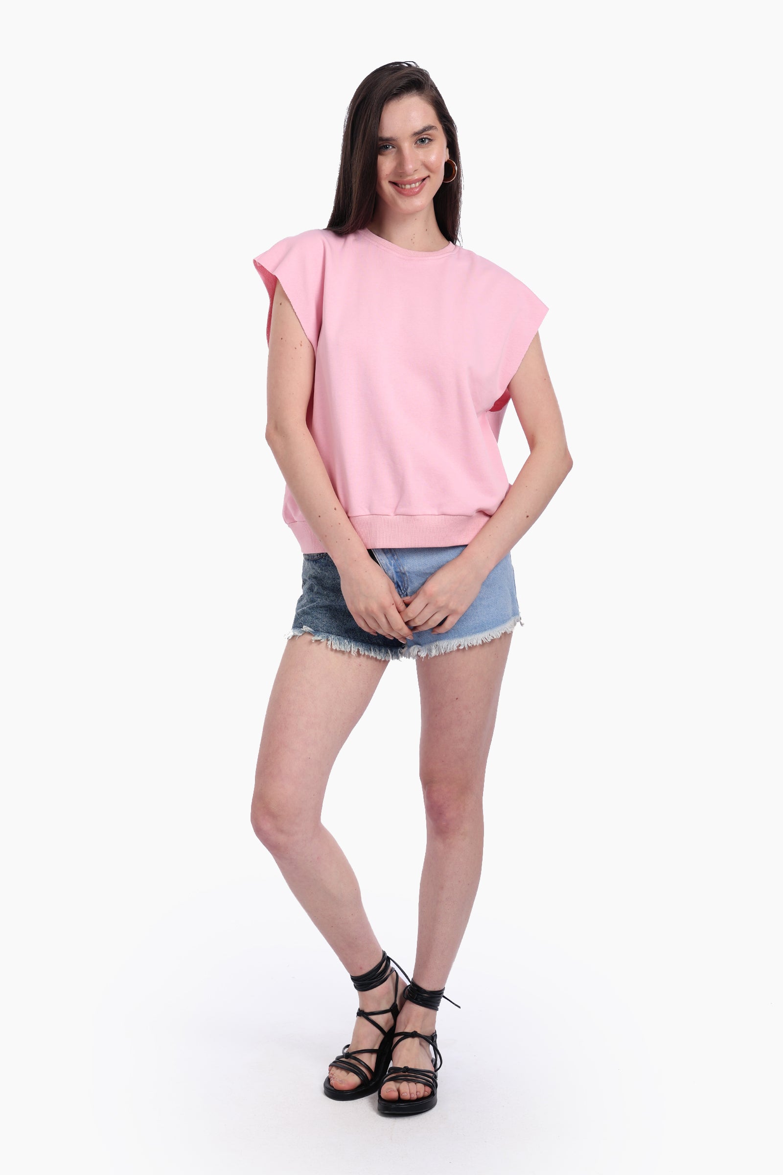 Open-Back Lounge Sweatshirt