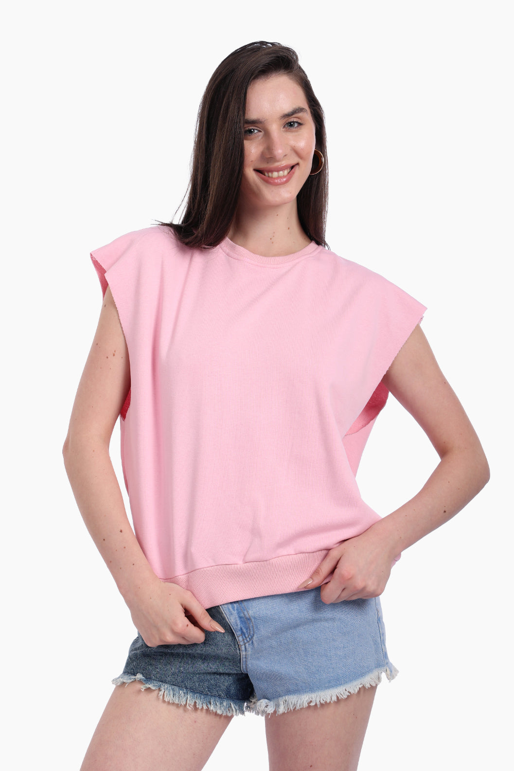 Open-Back Lounge Sweatshirt