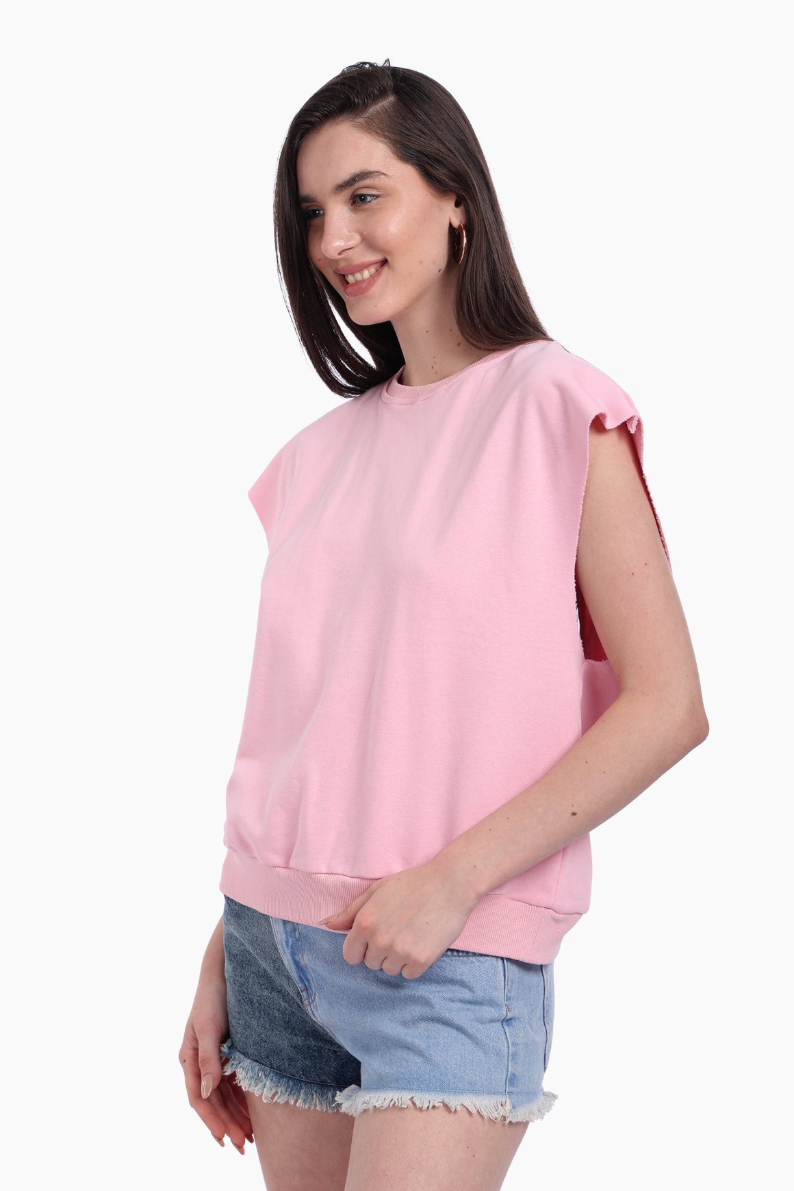 Open-Back Lounge Sweatshirt