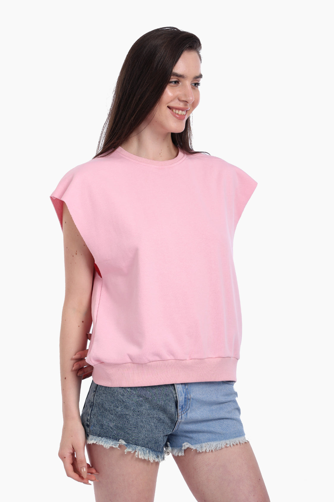 Open-Back Lounge Sweatshirt