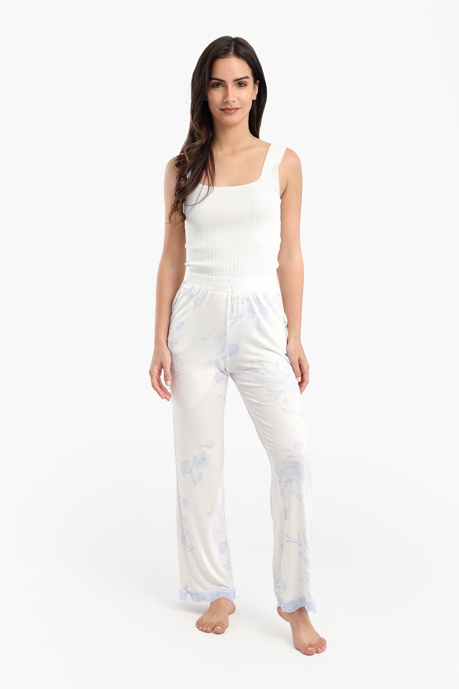 Viscose Blend Pyjama Pants