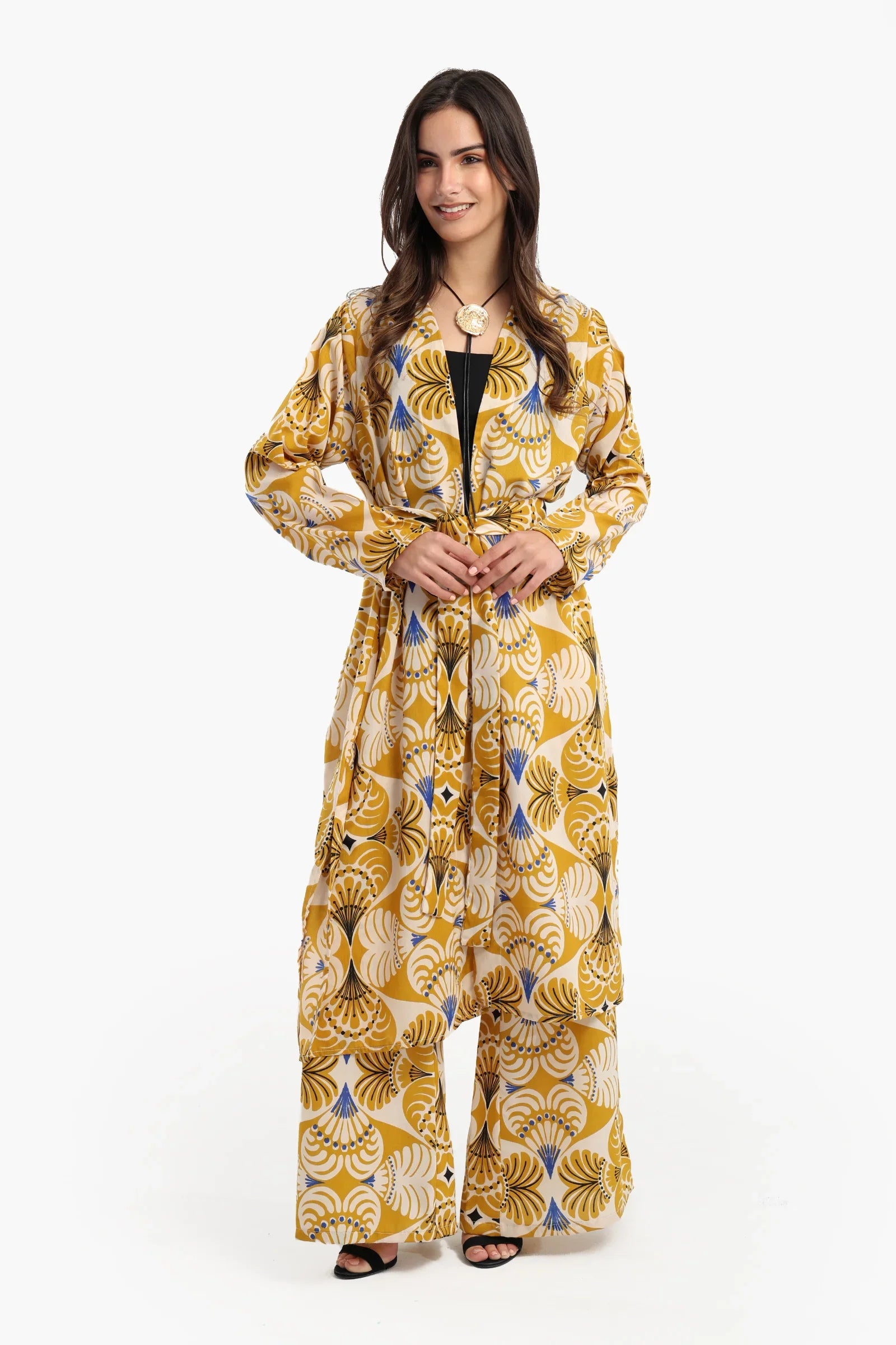 كيمونو قطن صيفي