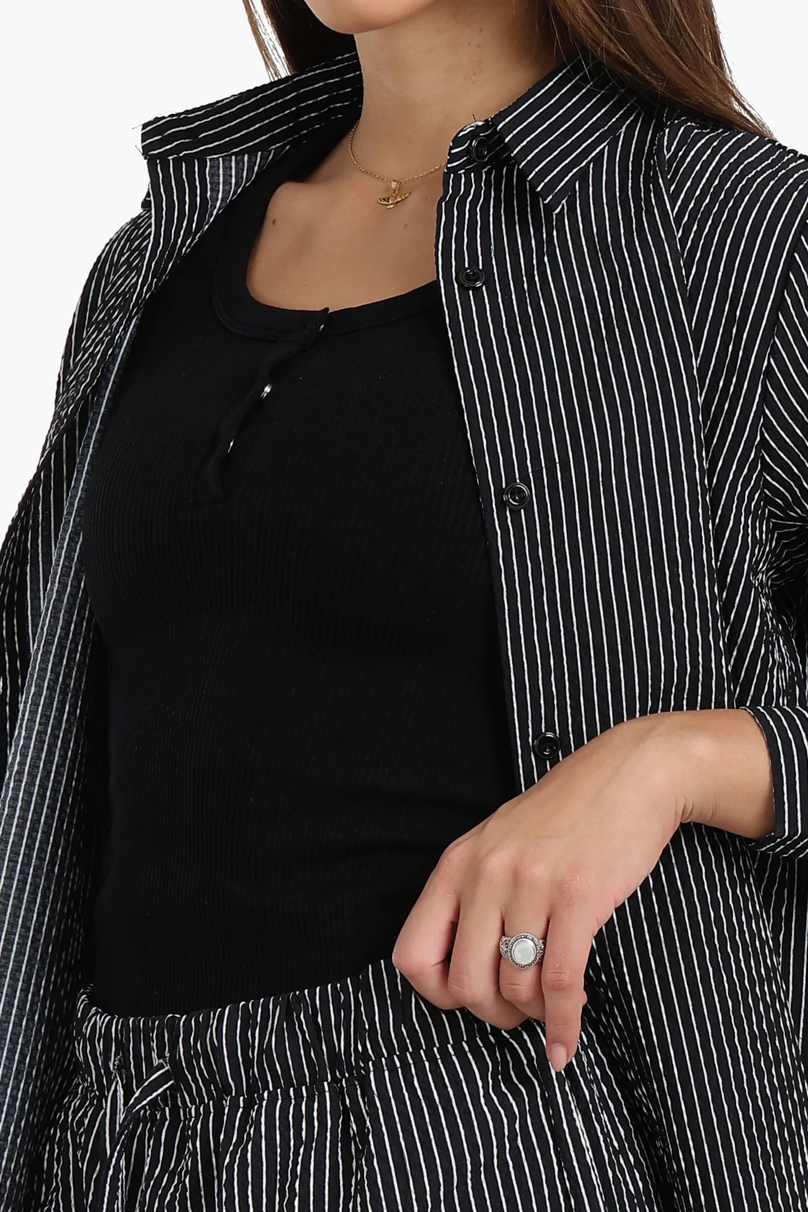 Striped Long-Sleeve Shirt