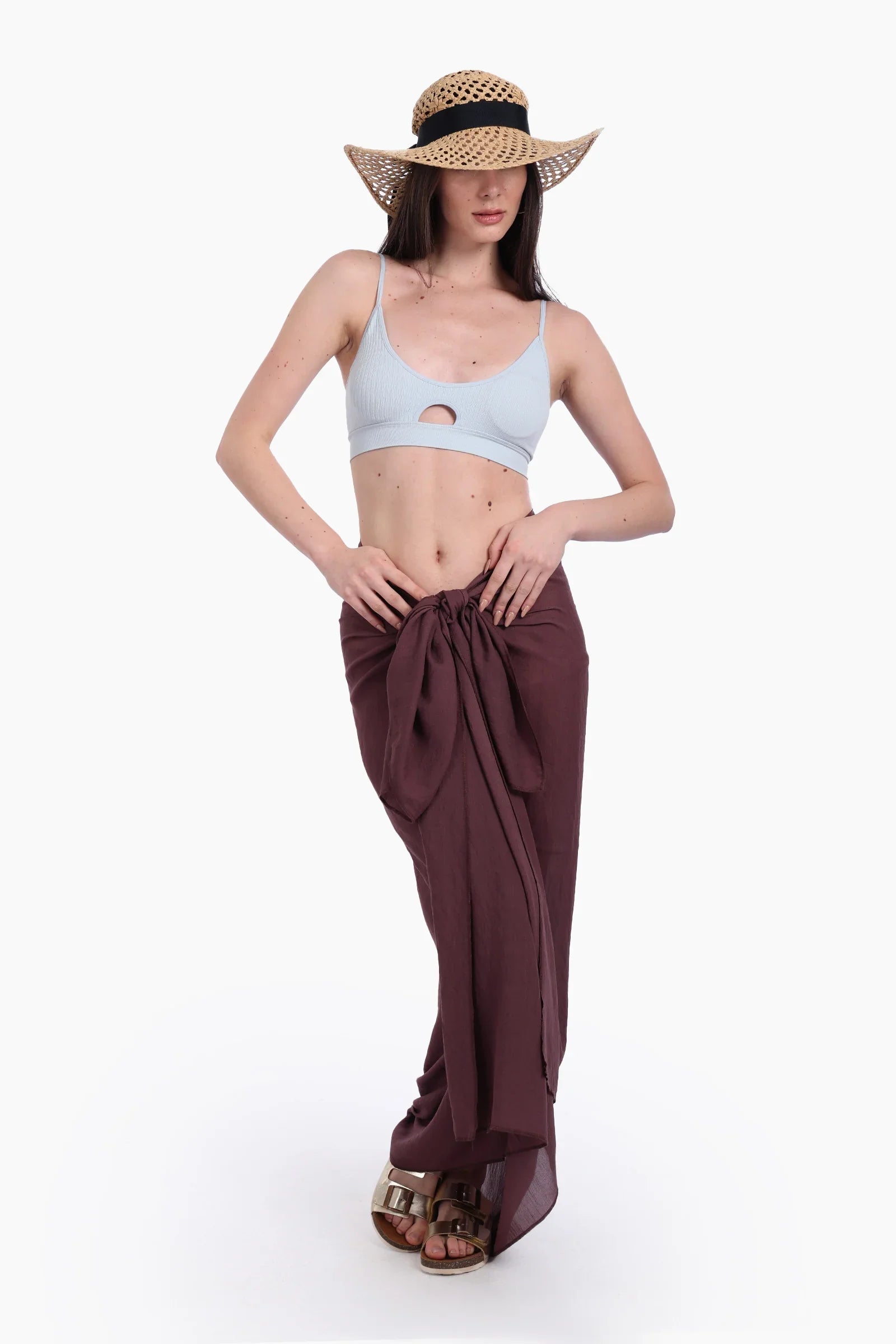 Soft Bra with Keyhole Design