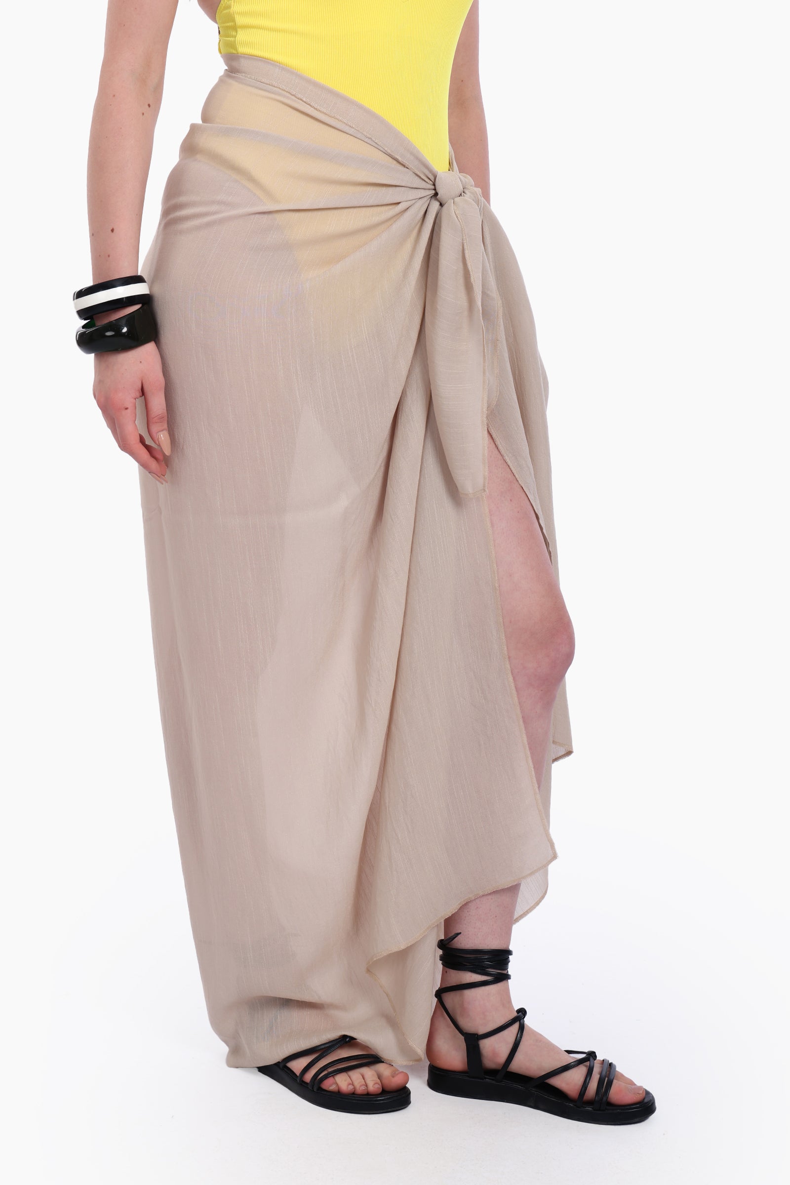 سارونغ سادة للشاطئ