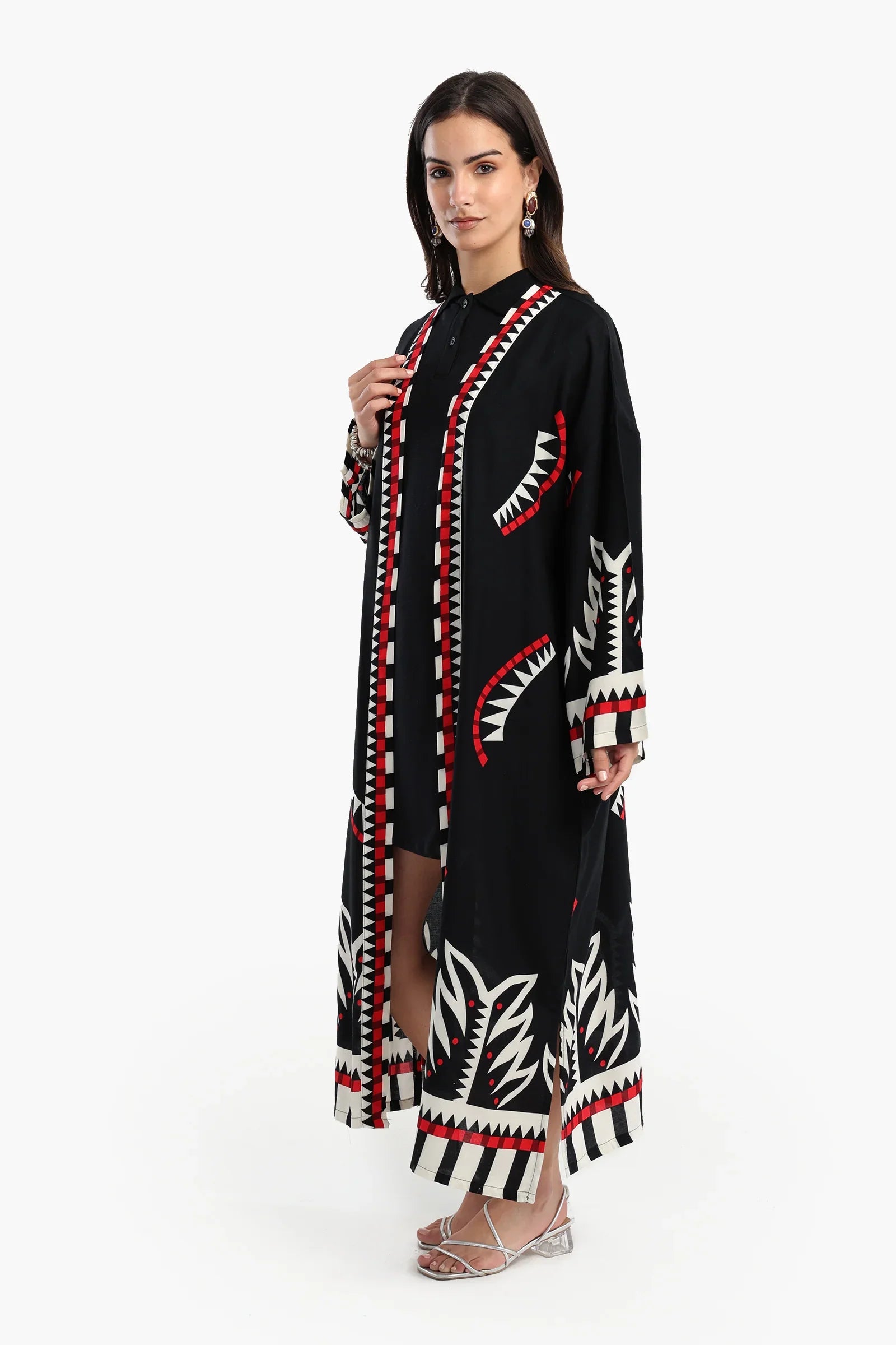 Tribal Printed Kimono