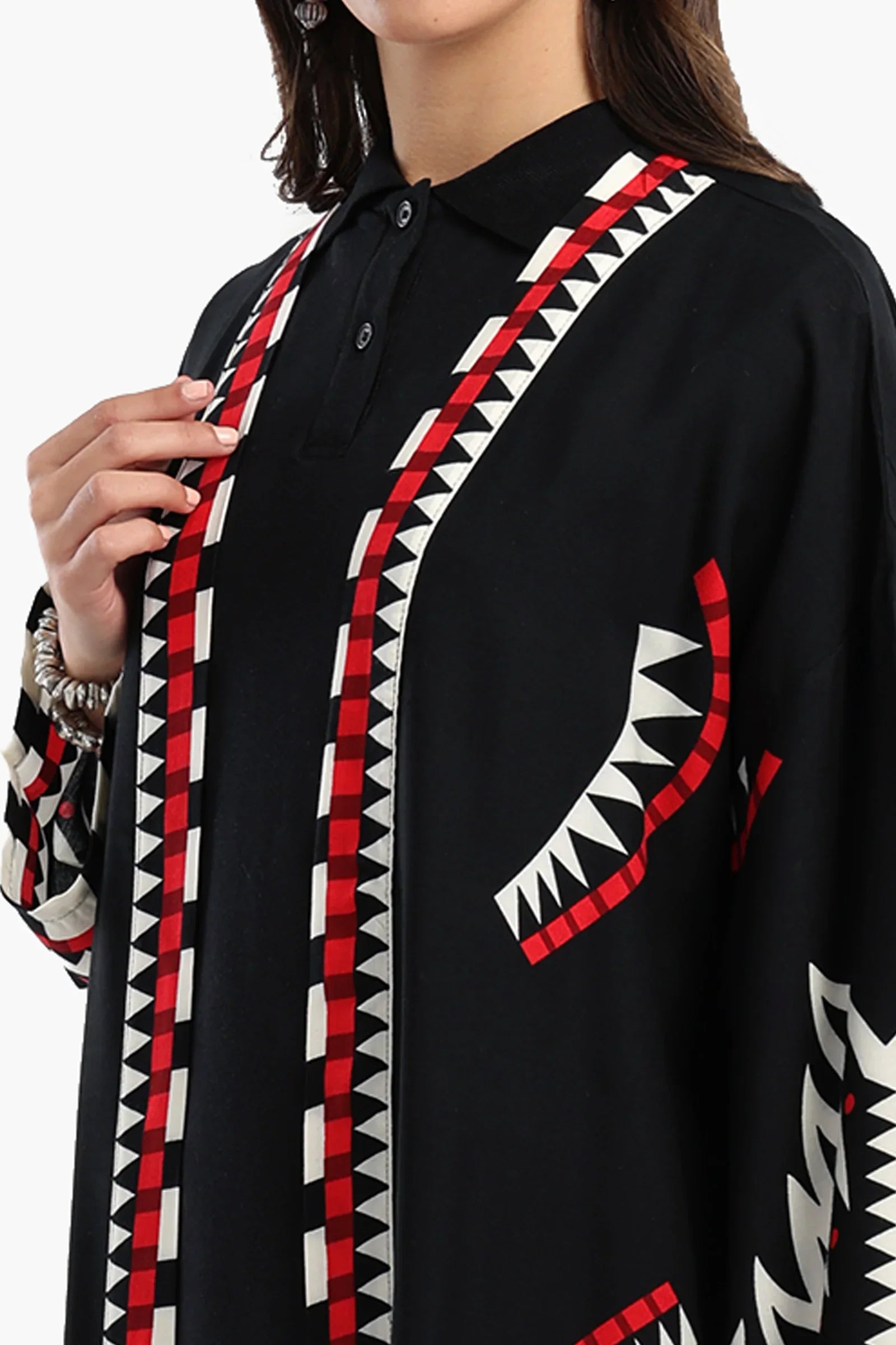 Tribal Printed Kimono