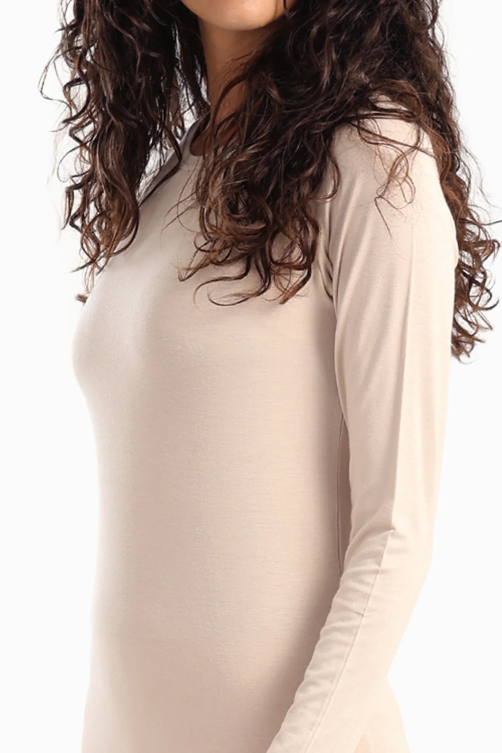 Slim Dress with Back Slit