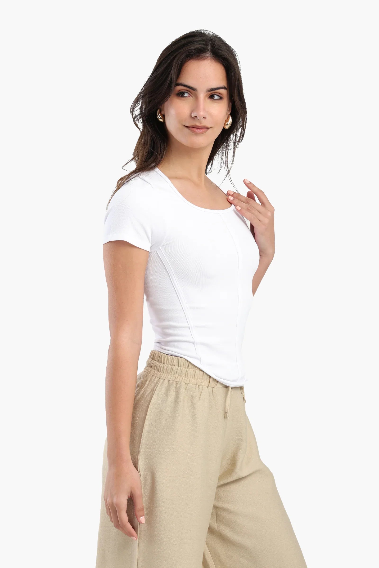 Ribbed Corset Top
