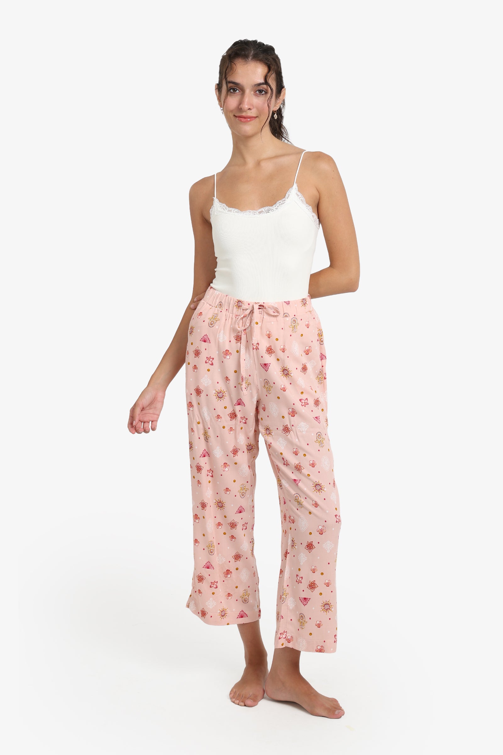 Printed Midi Pyjama Pants