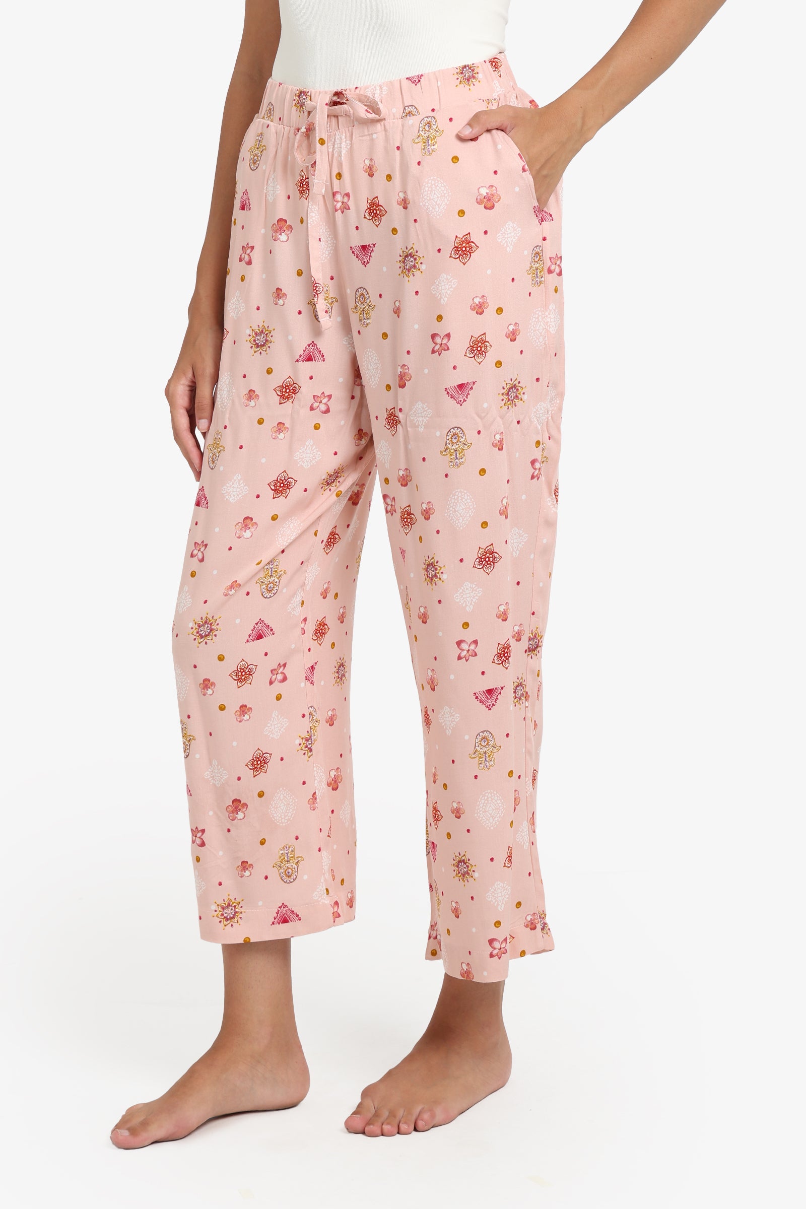 Printed Midi Pyjama Pants