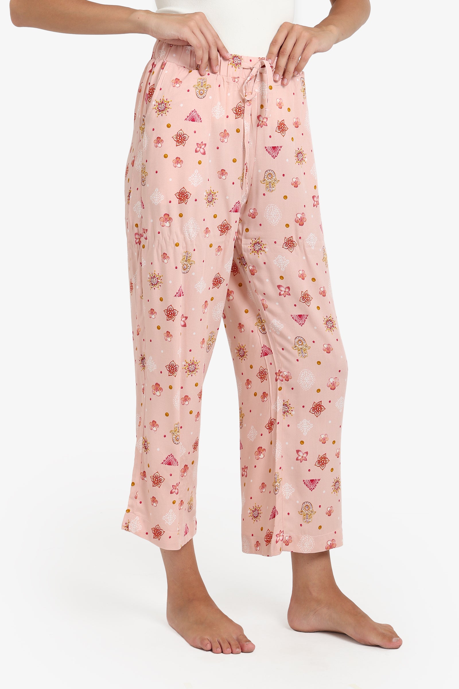 Printed Midi Pyjama Pants