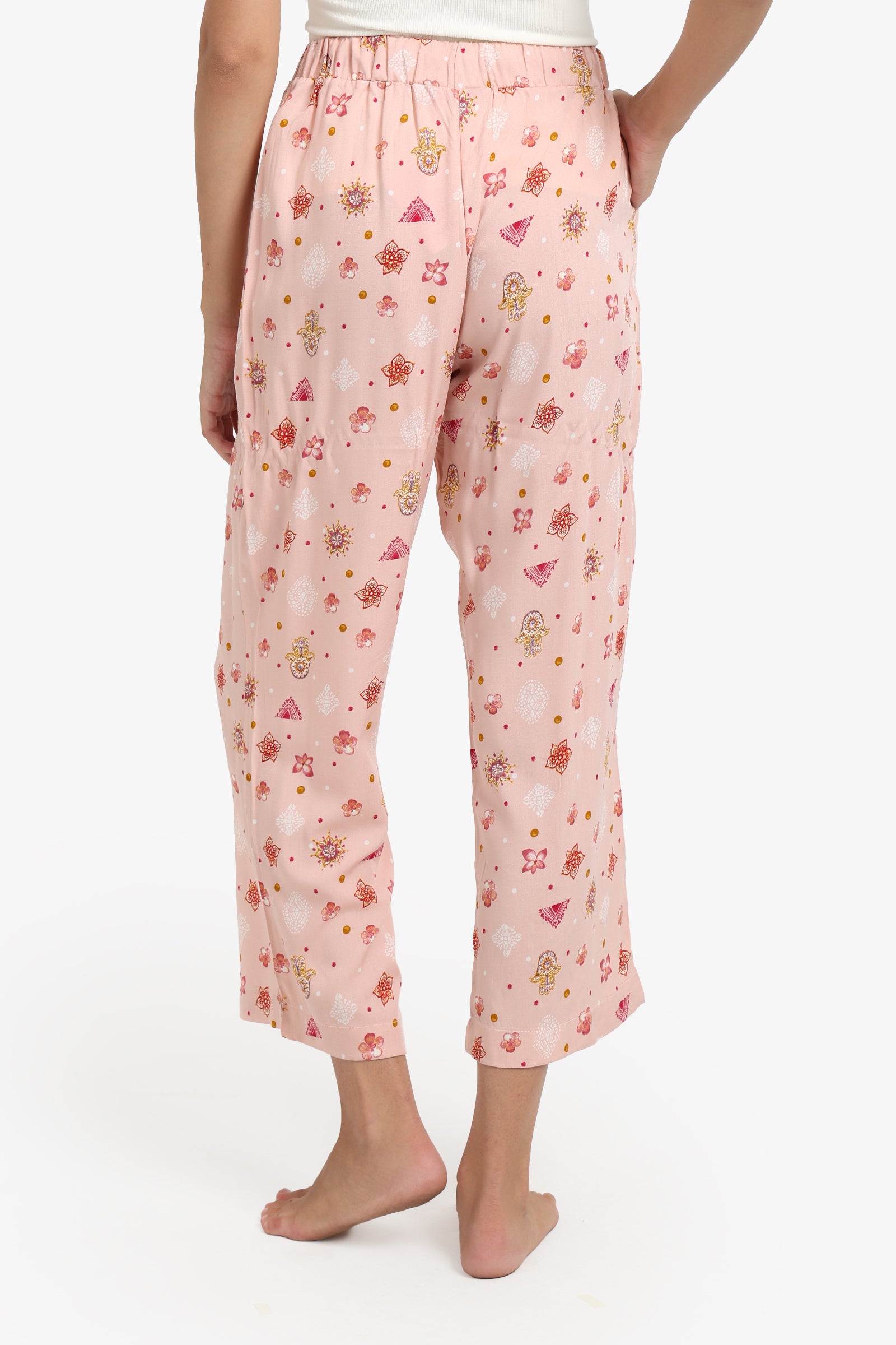 Printed Midi Pyjama Pants