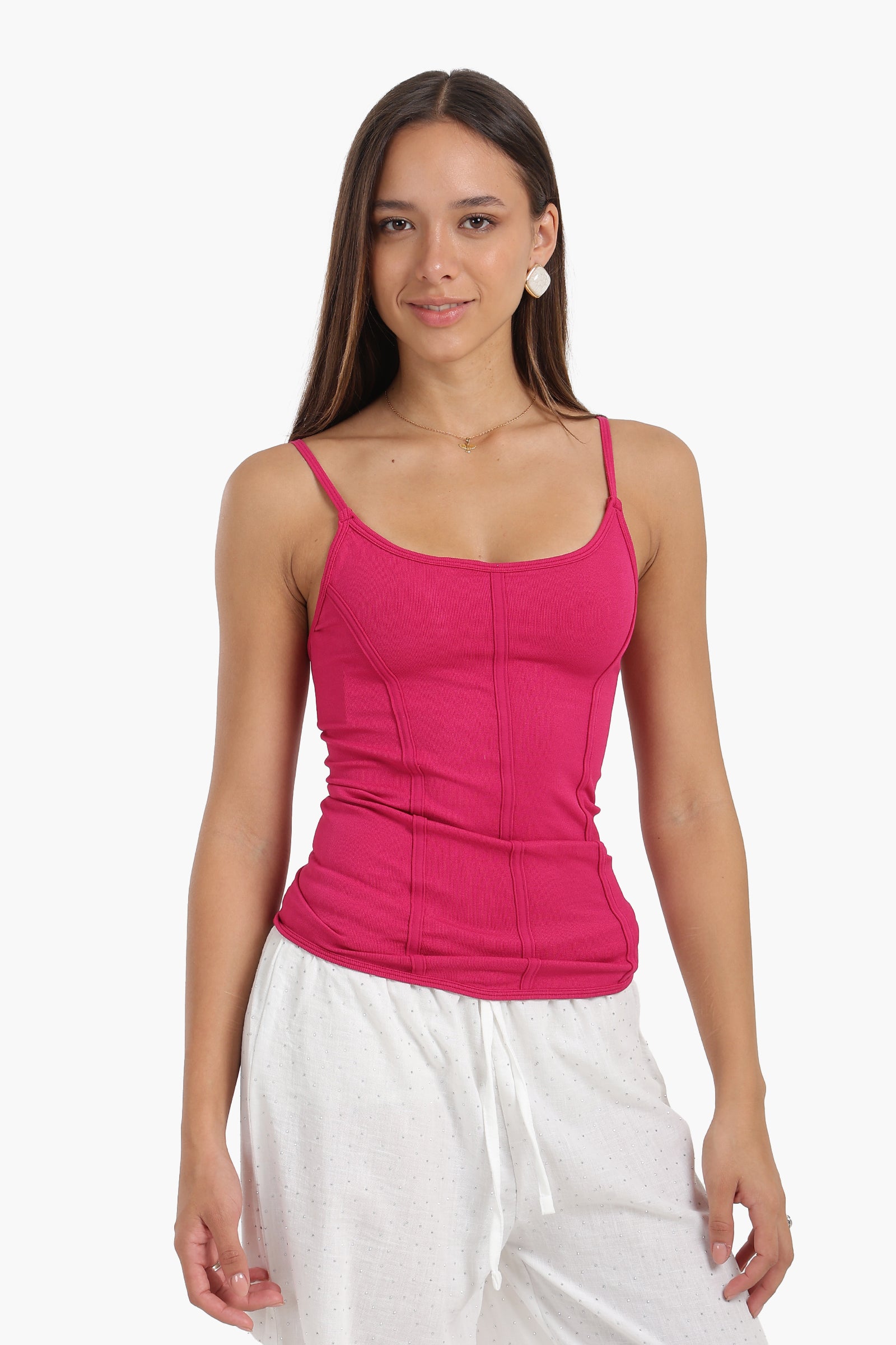 Seamless Microfiber Corset Top