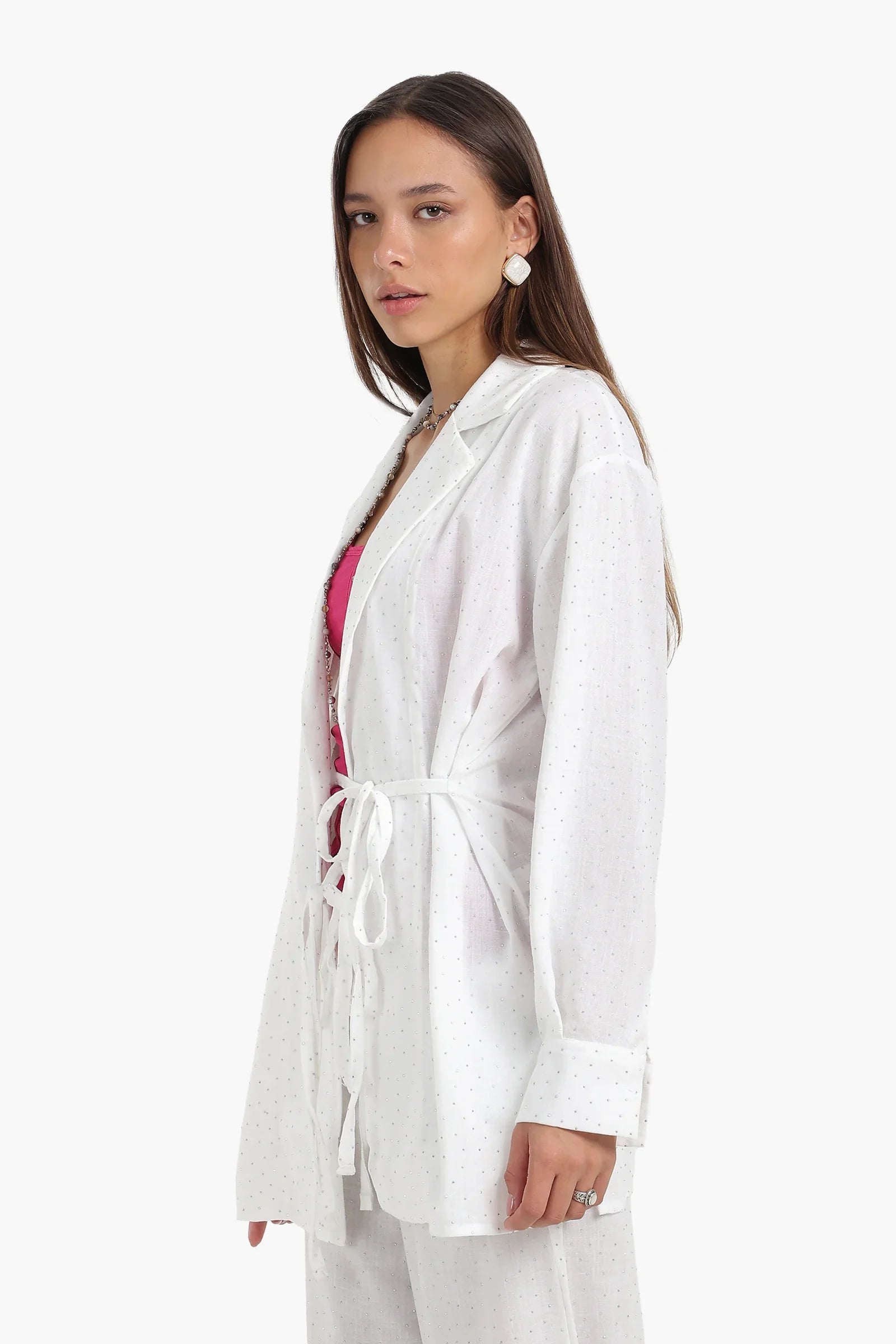 Flowy Wrap Cardigan Top