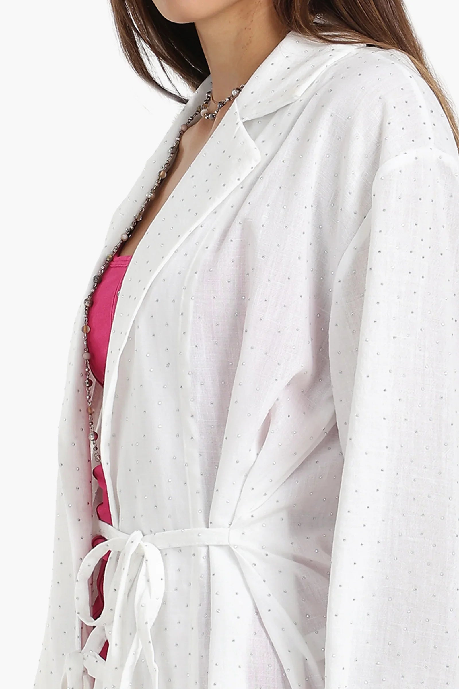 Flowy Wrap Cardigan Top