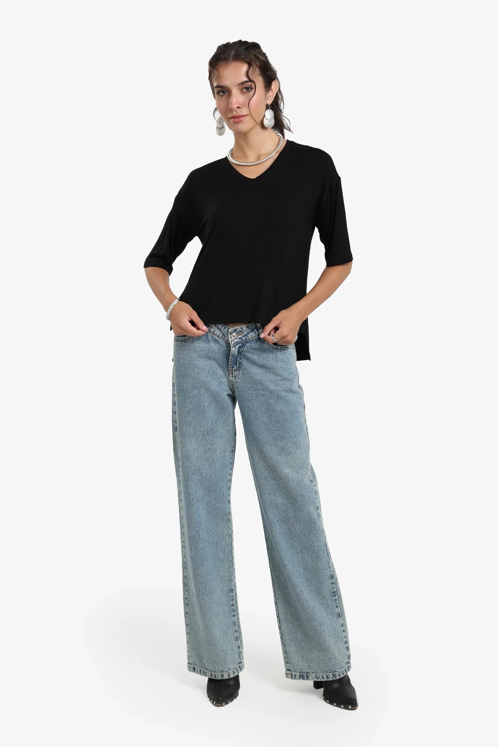 Relaxed Viscose Top