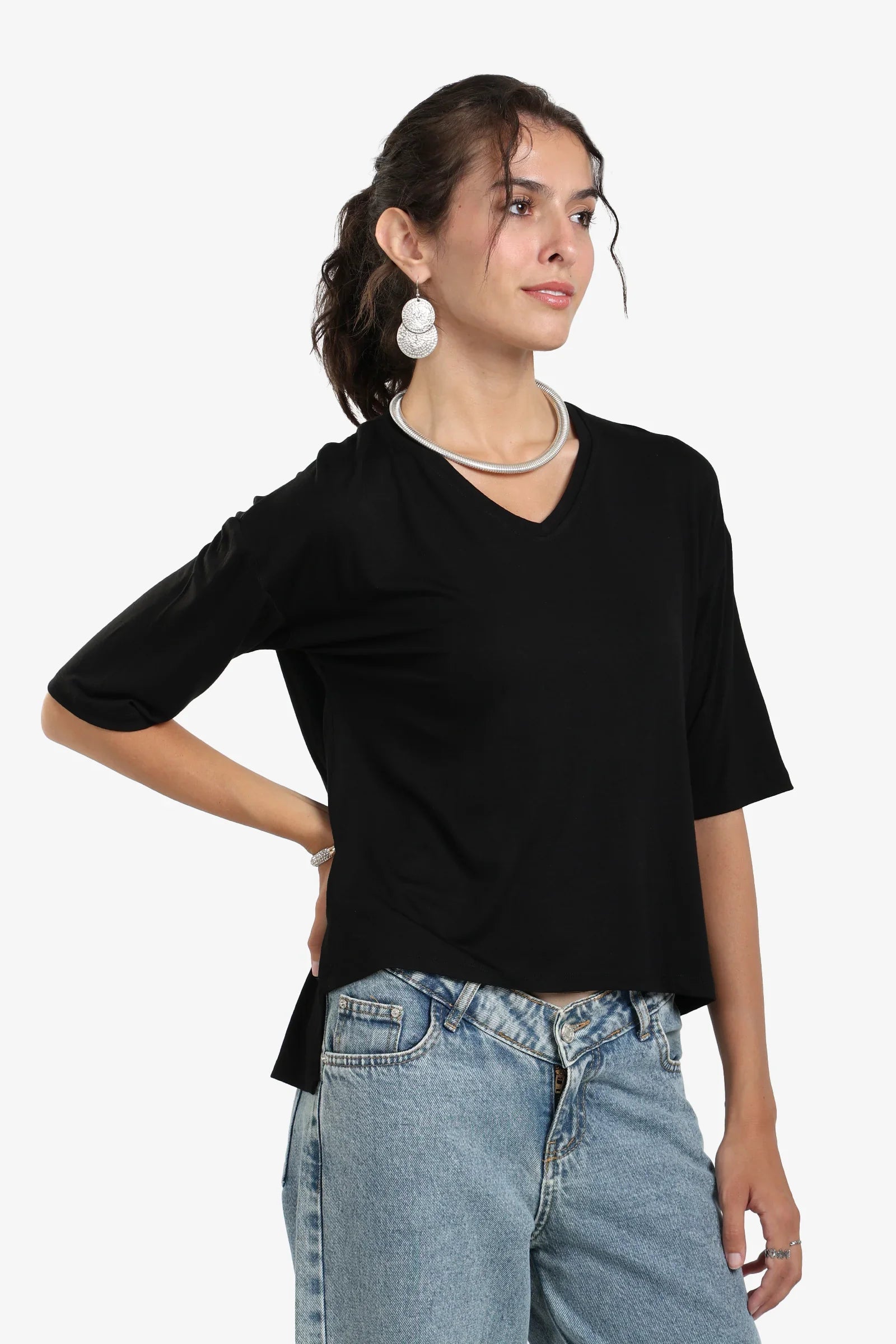 Relaxed Viscose Top