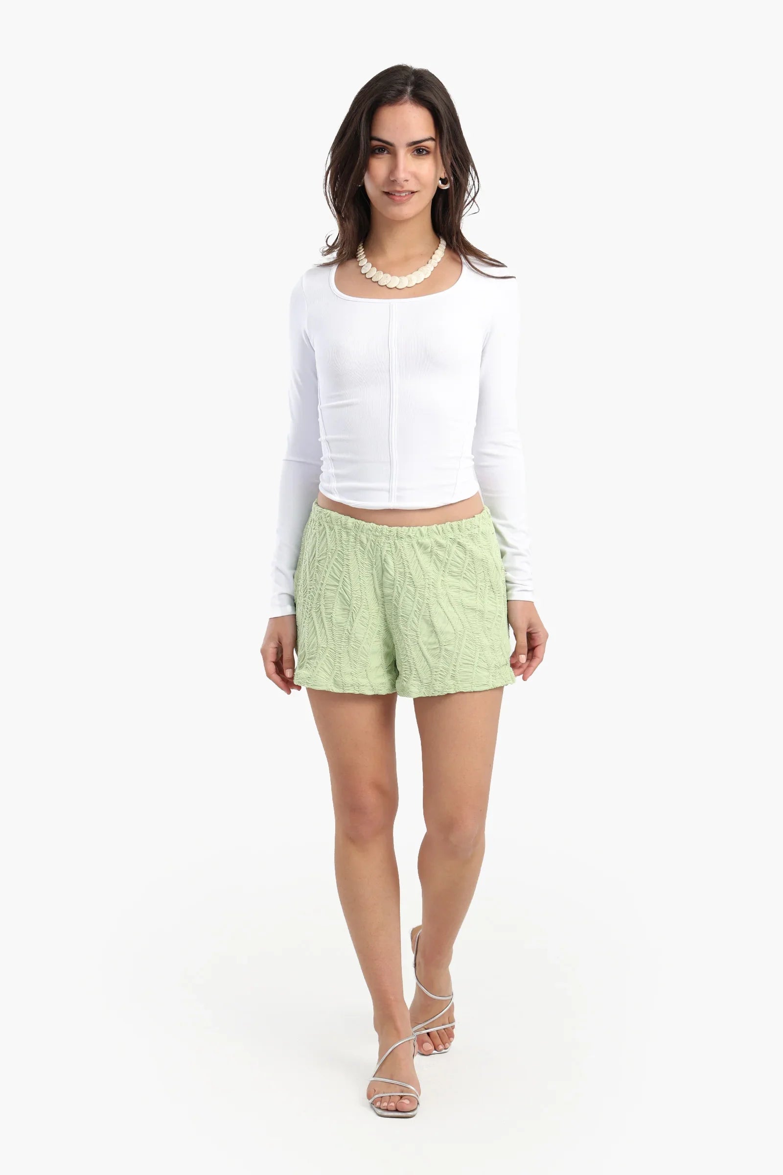 Ribbed Beach Shorts