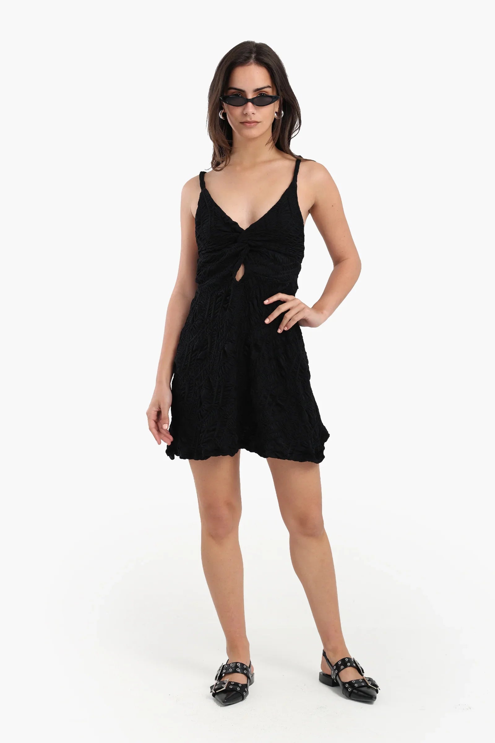 Jacquard Textured Beach Dress