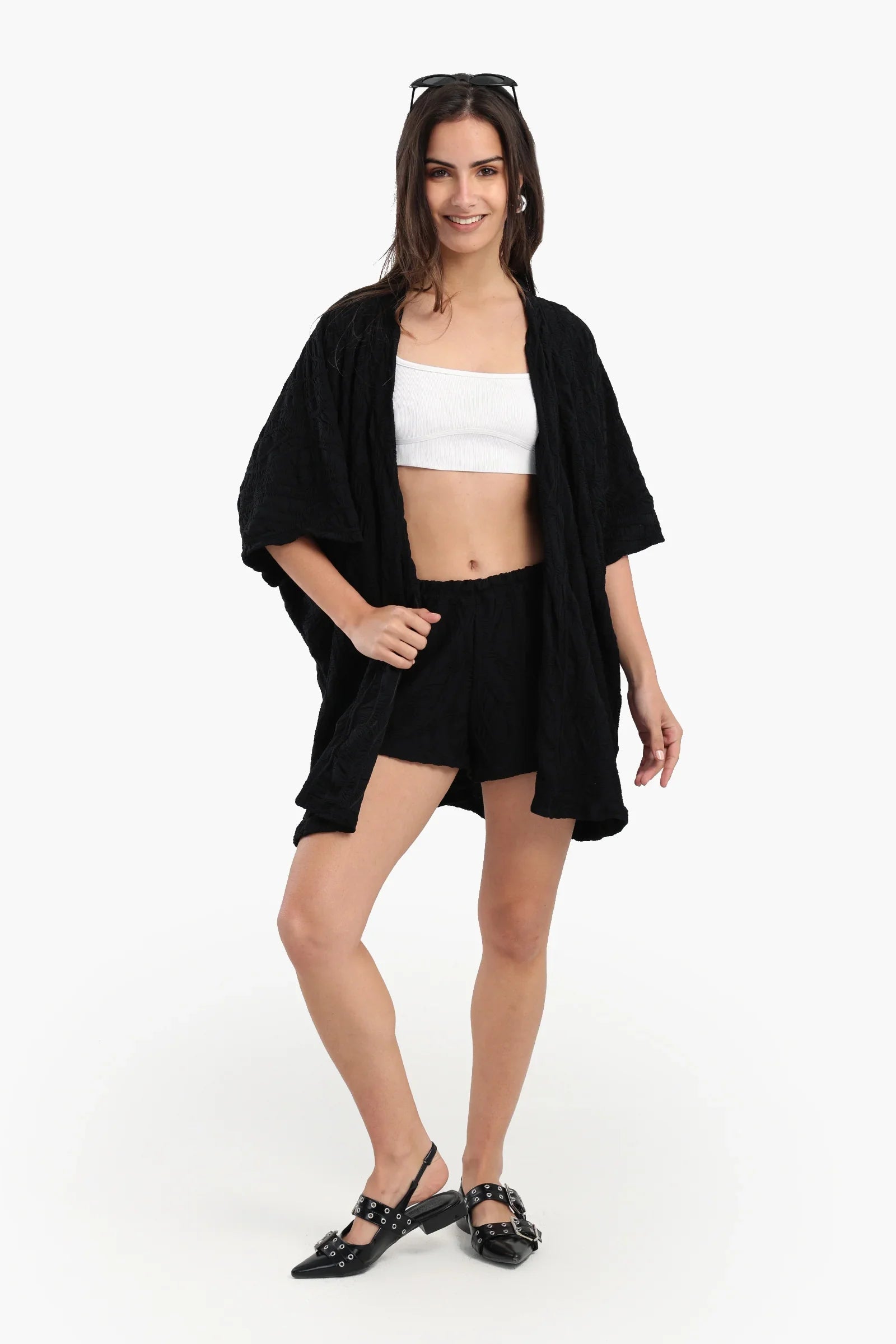 Ribbed Beach Shorts