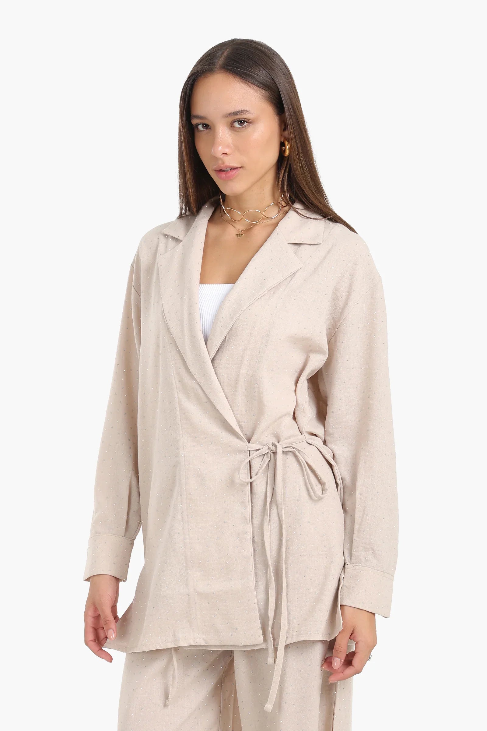 Flowy Wrap Cardigan Top
