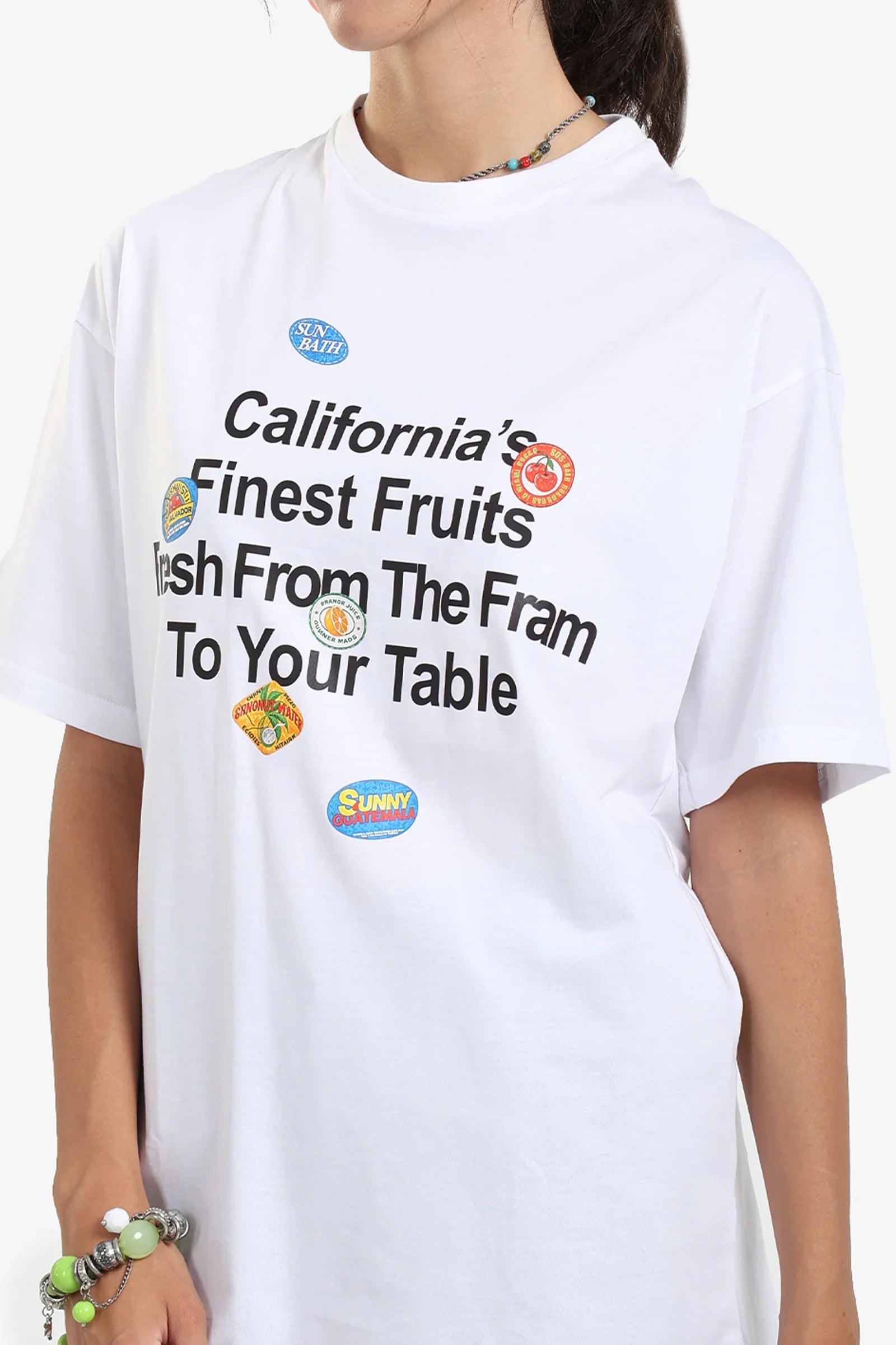 Slogan Print Oversized T-Shirt