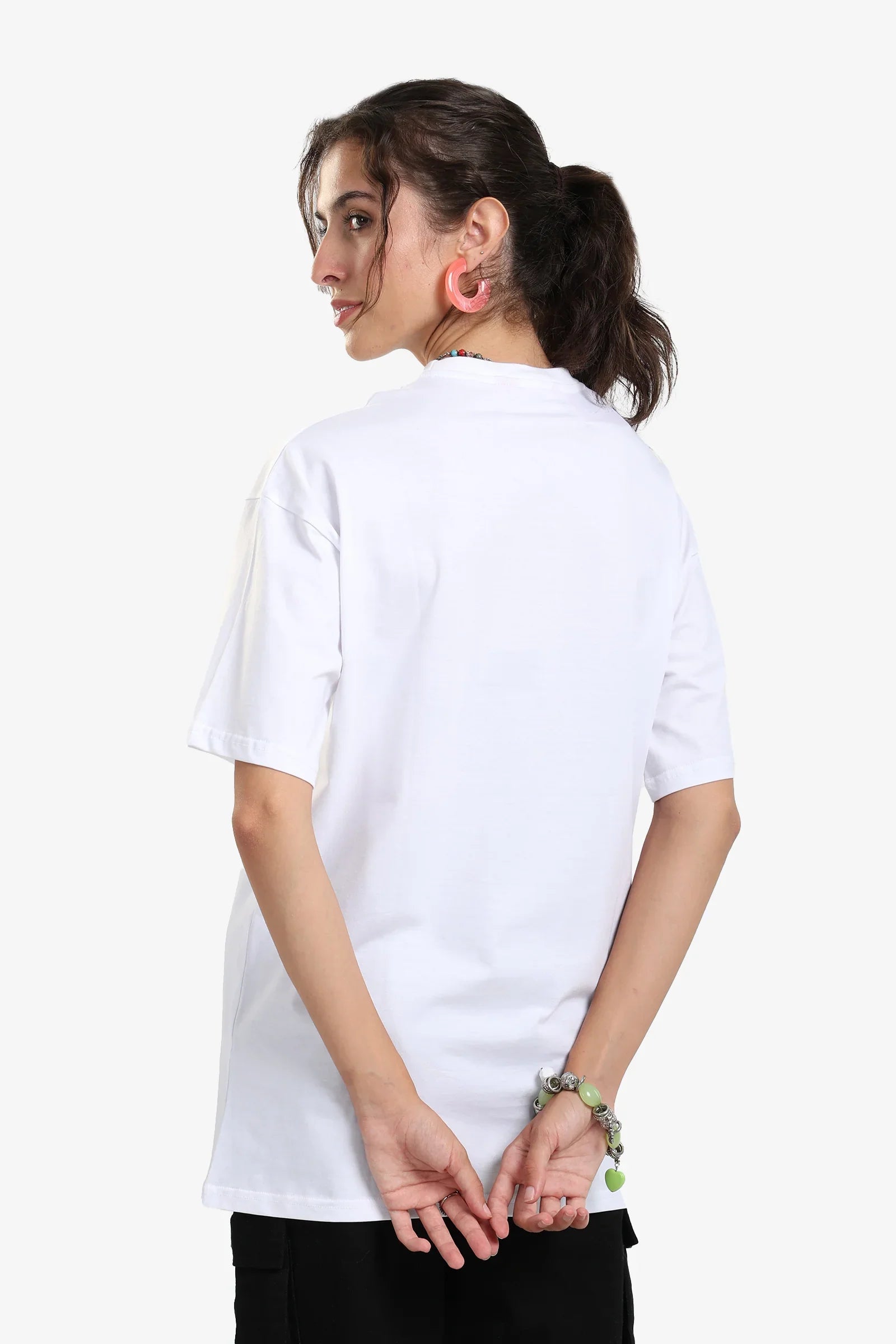 Slogan Print Oversized T-Shirt